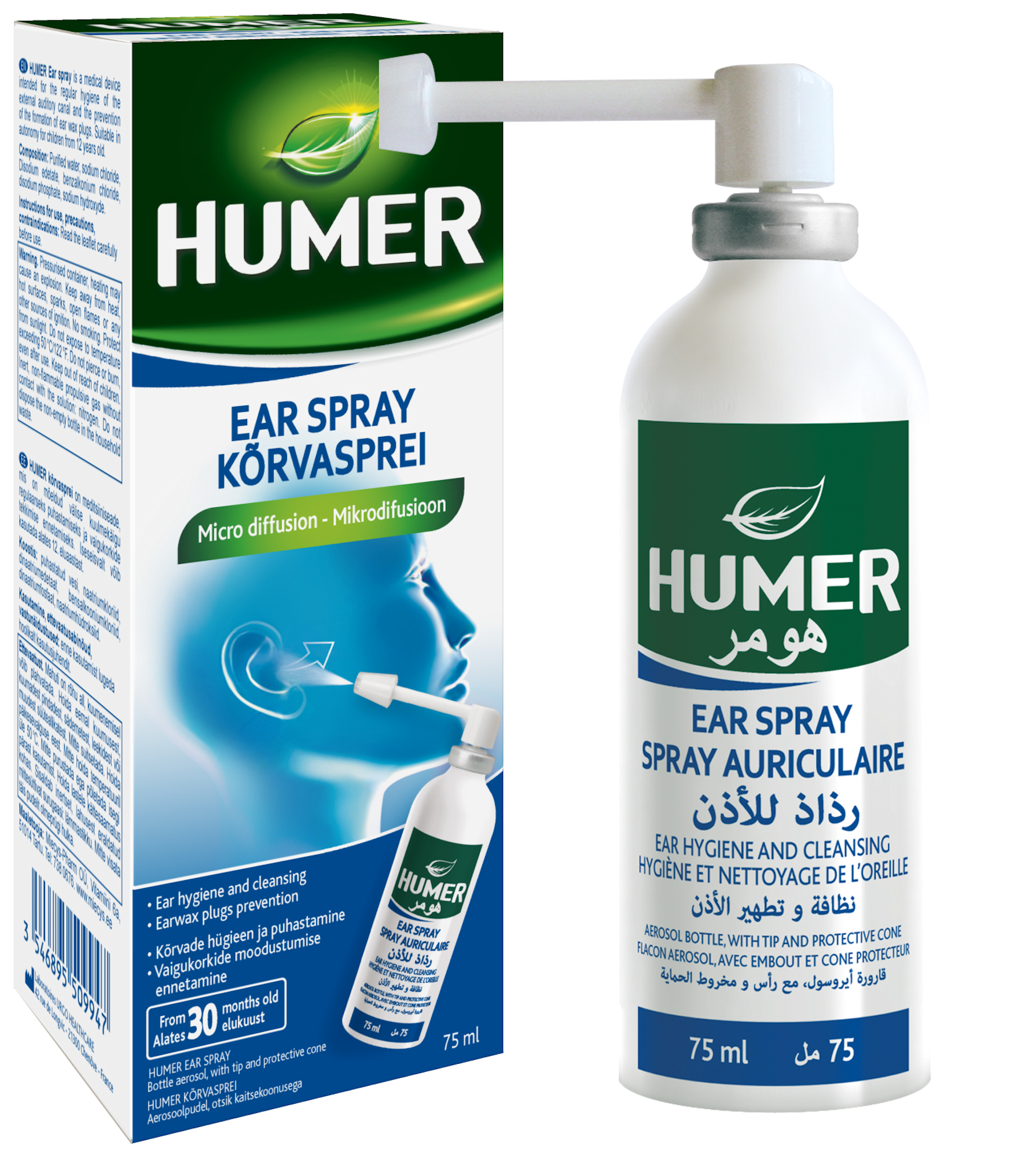 HUMER KÕRVASPREI 75ML