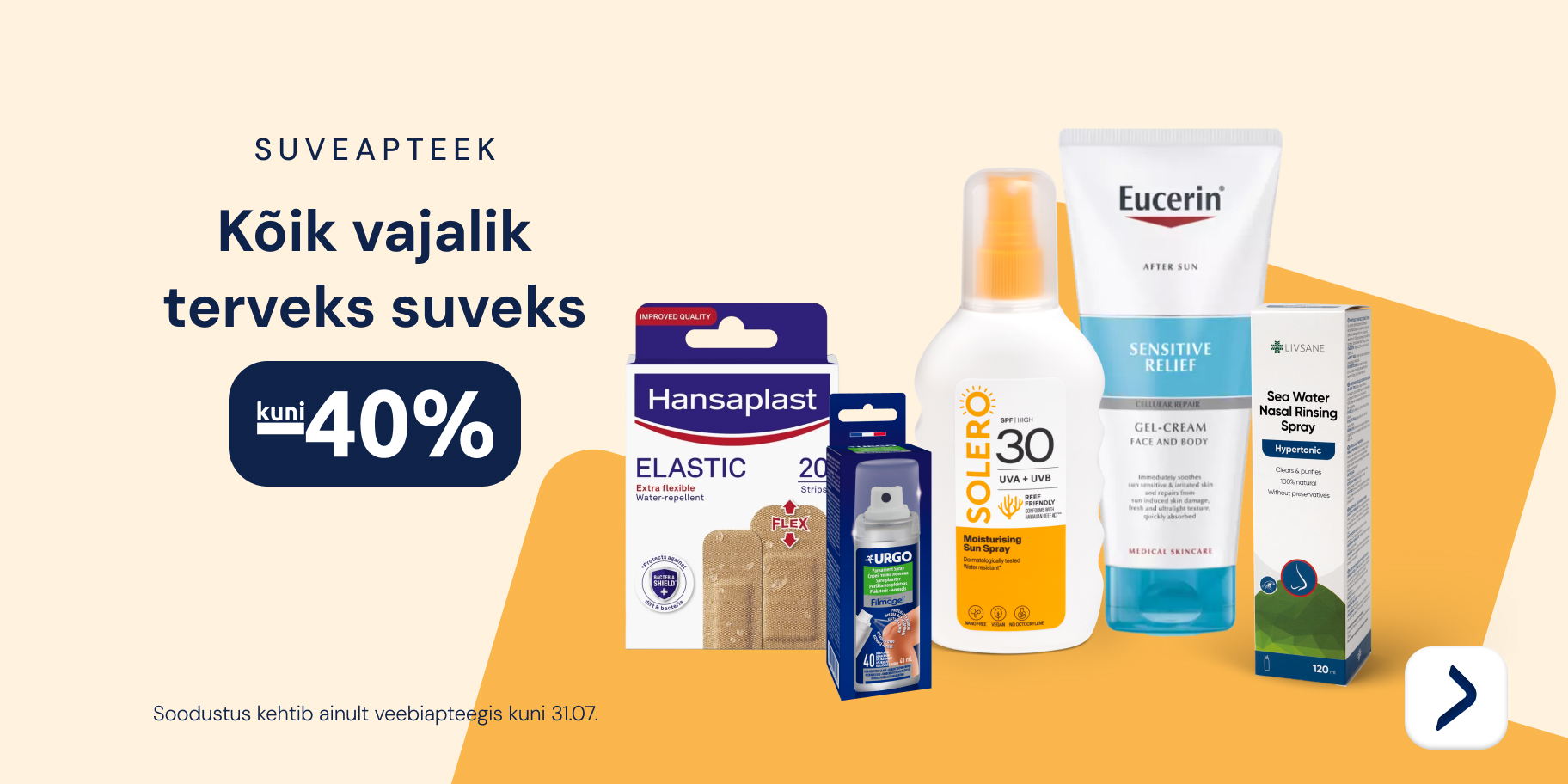 Suveapteek kuni  40%