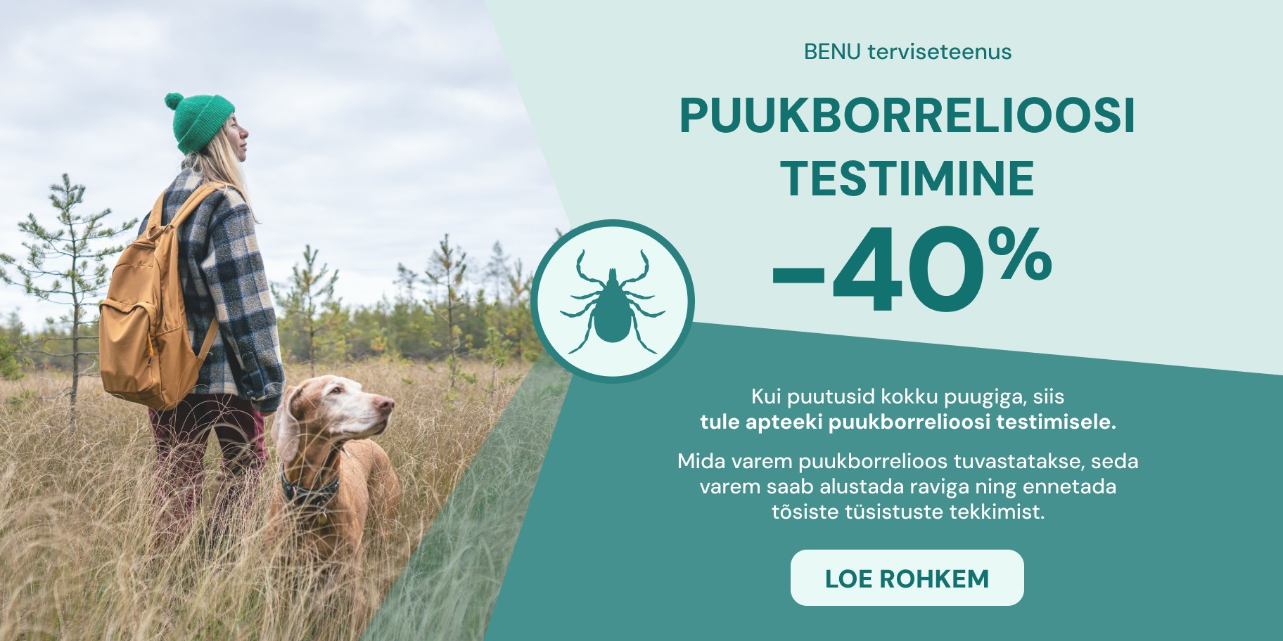 Puukborrelioosi testimine