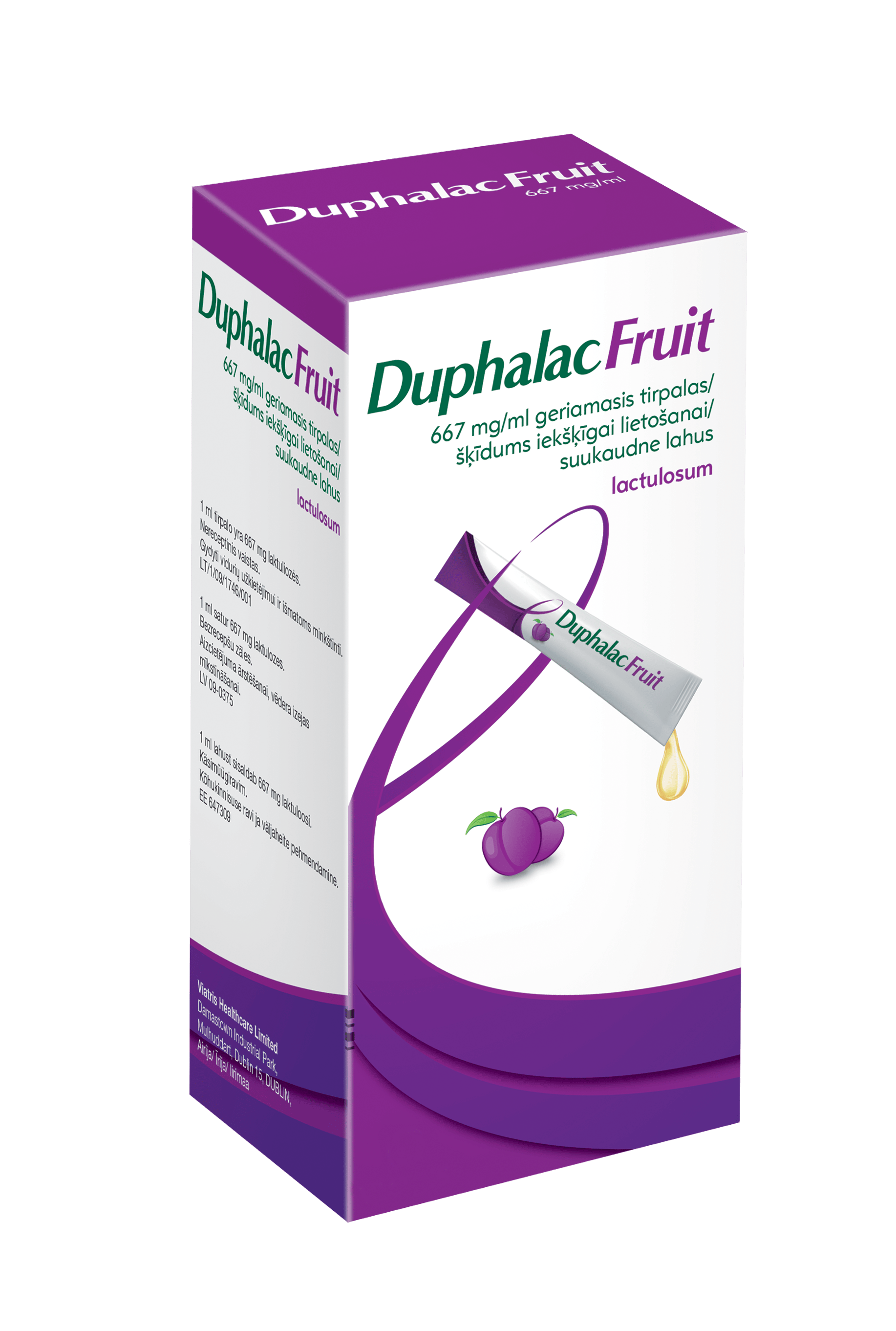 DUPHALAC FRUIT 667 MG/ML SUUKAUDNE LAHUS 667MG/1ML 15ML N20