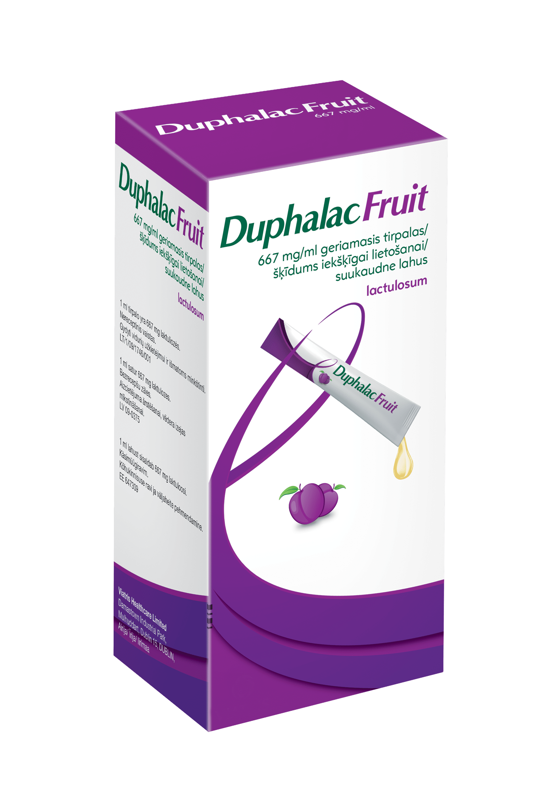 DUPHALAC FRUIT 667 MG/ML SUUKAUDNE LAHUS 667MG/1ML 15ML N20