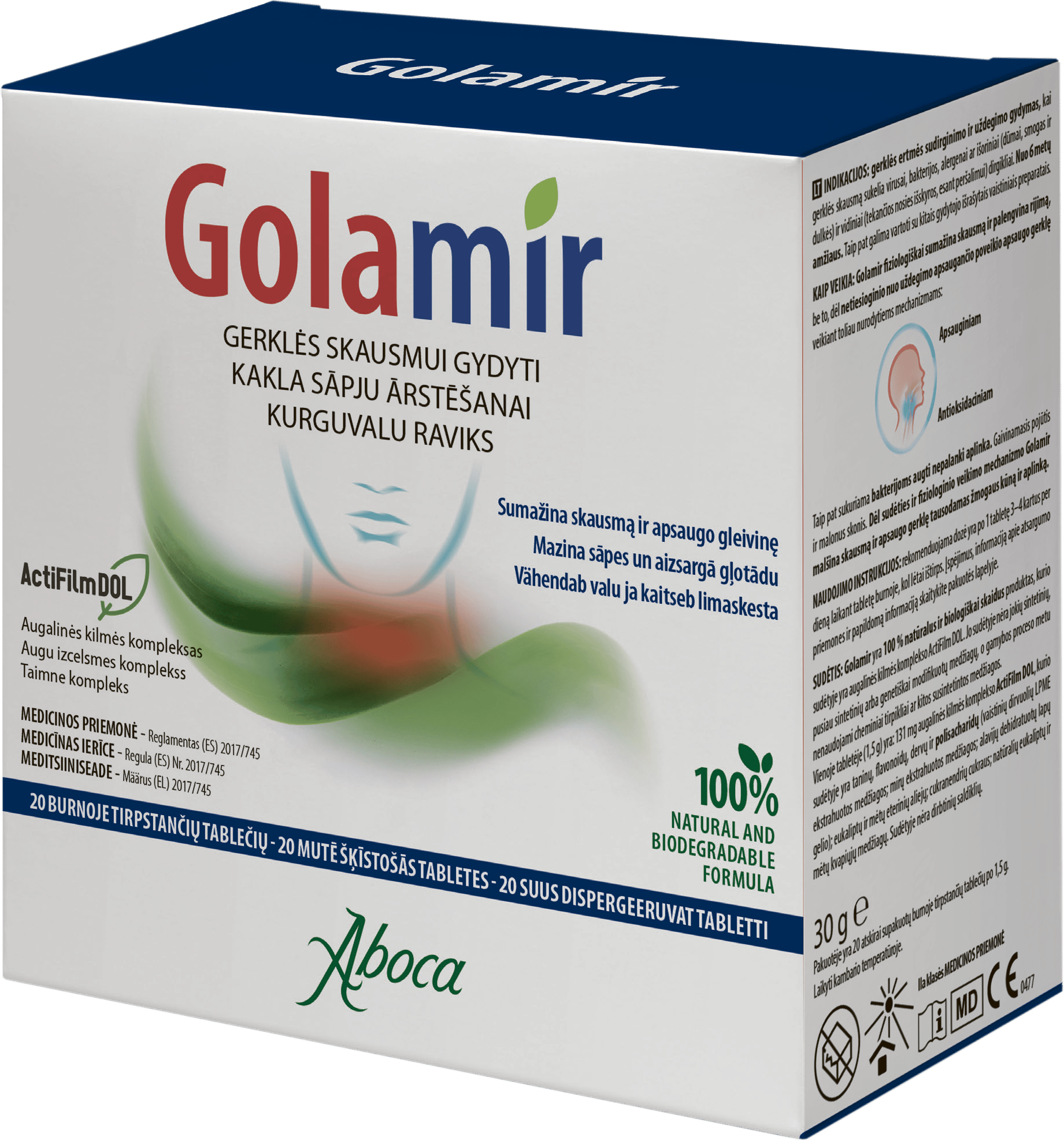 GOLAMIR SUUS DISPERGREERUV TBL KURGULE N20