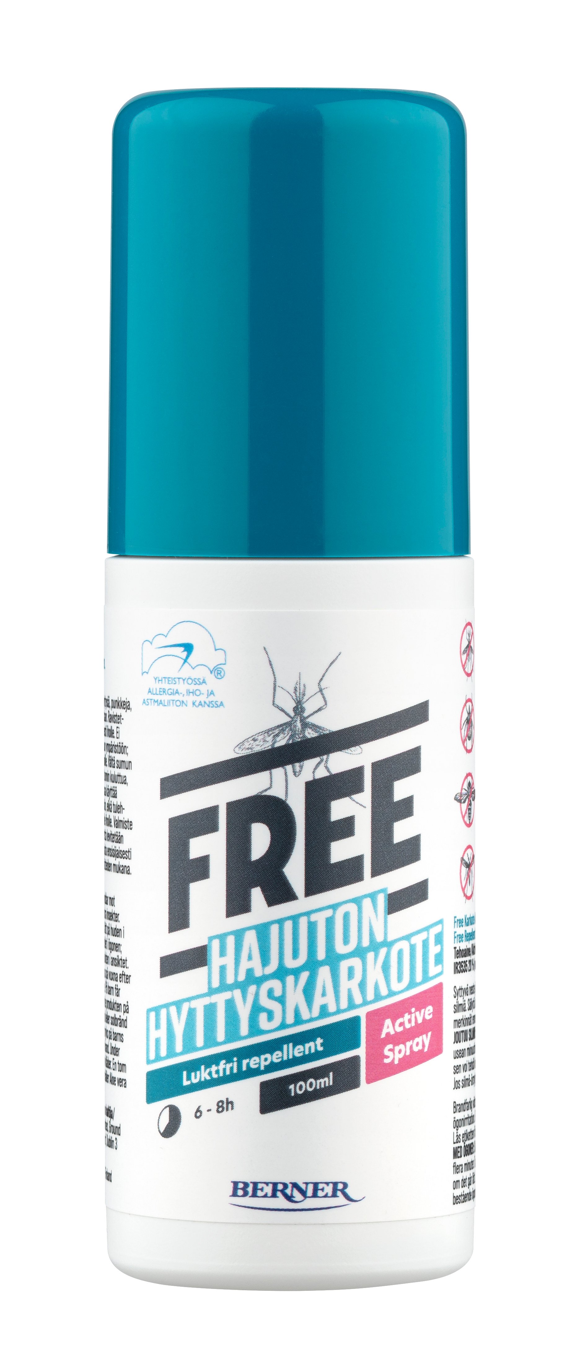 FREE ACTIVE PUTUKATÕRJEVAHEND SPREI 100ML