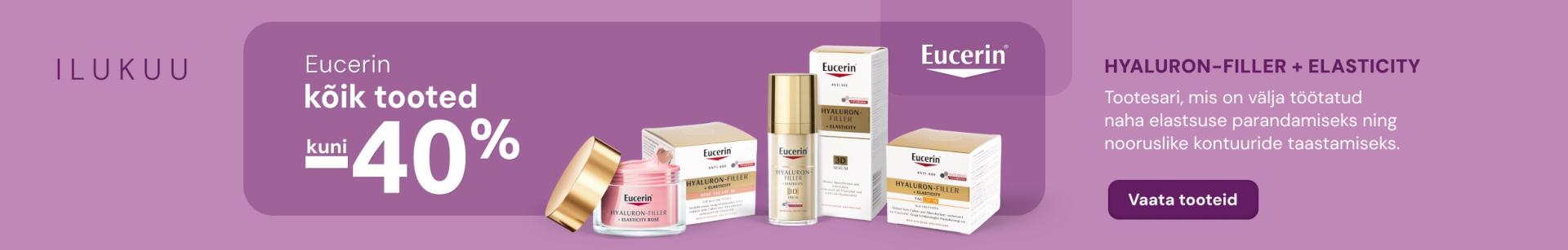 Eucerin kõik tooted kuni -40%