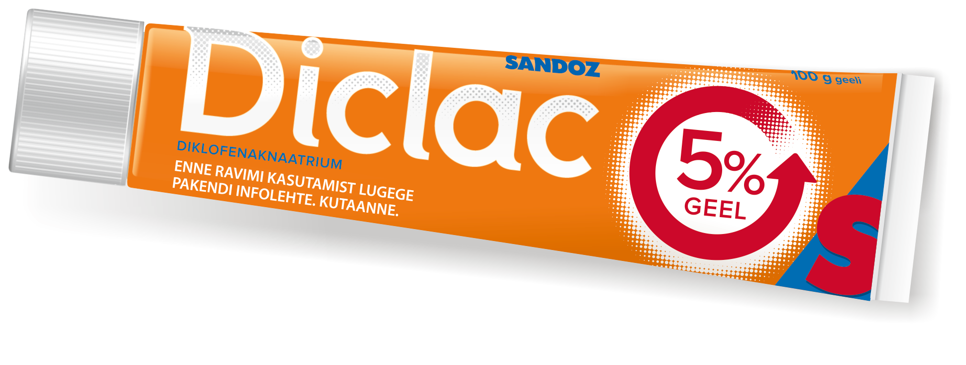 DICLAC 5% GEEL 50MG 1G 100G N1
