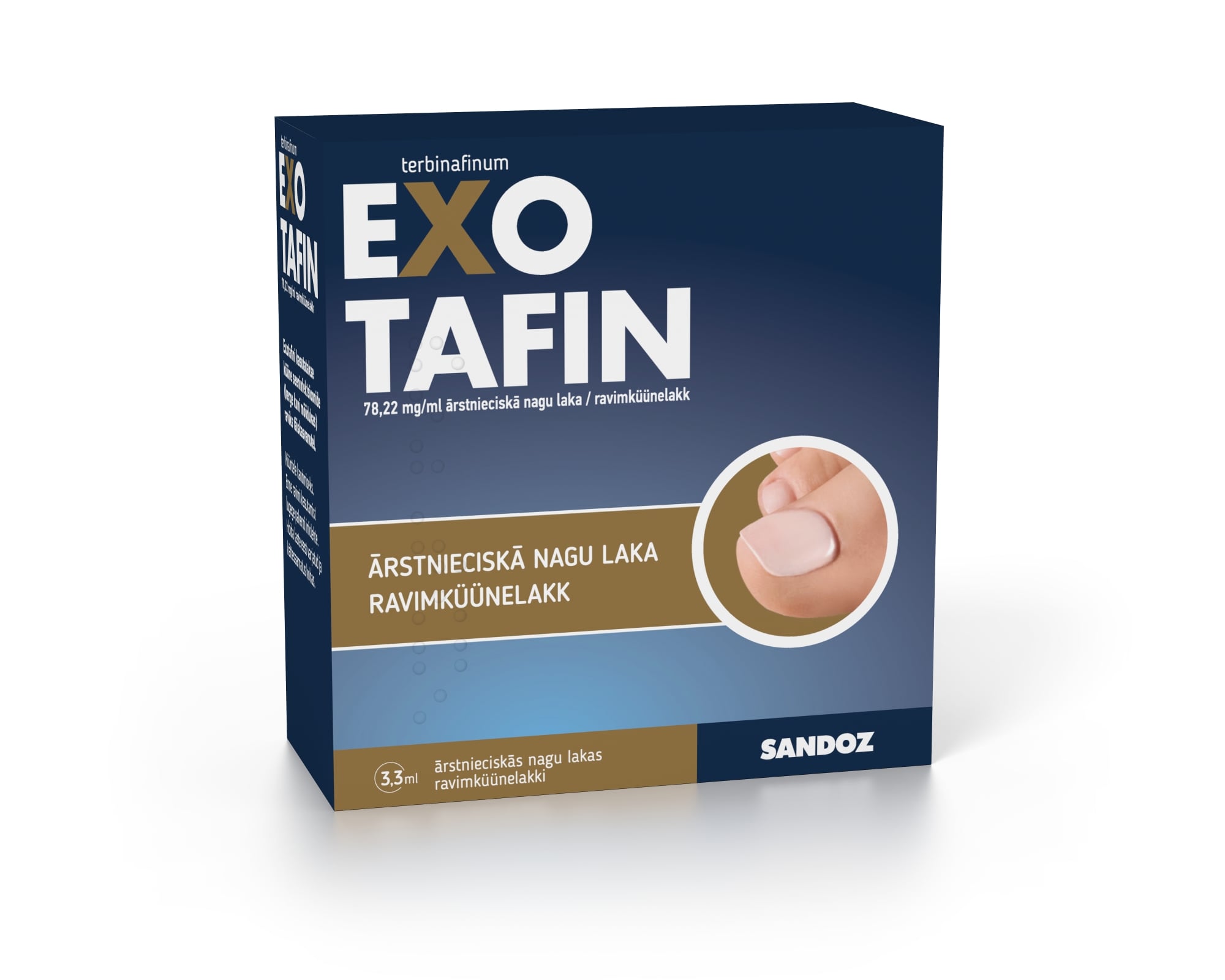 EXOTAFIN RAVIMKÜÜNELAKK 78,22MG/ML 3,3ML