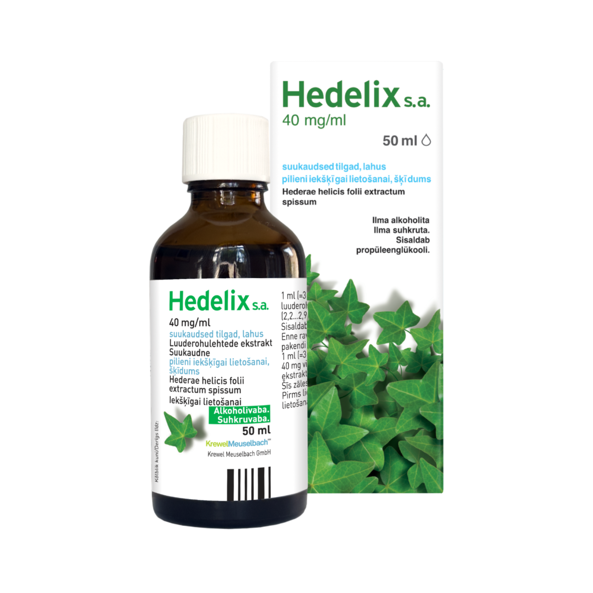 HEDELIX S.A. SUUKAUDSED TILGAD LAHUS 40MG 1ML 50ML N1