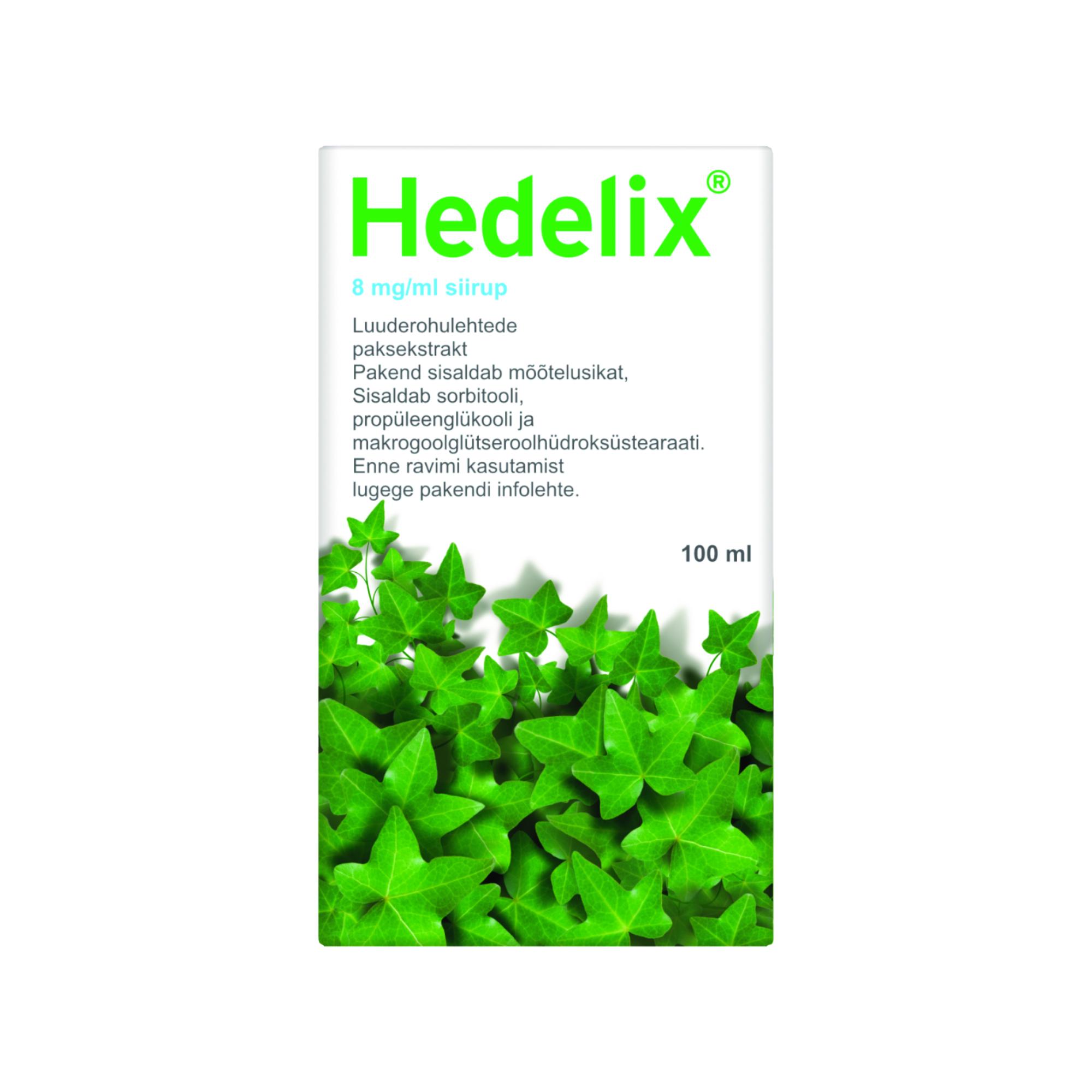 HEDELIX SIIRUP 8MG 1ML 100ML N1