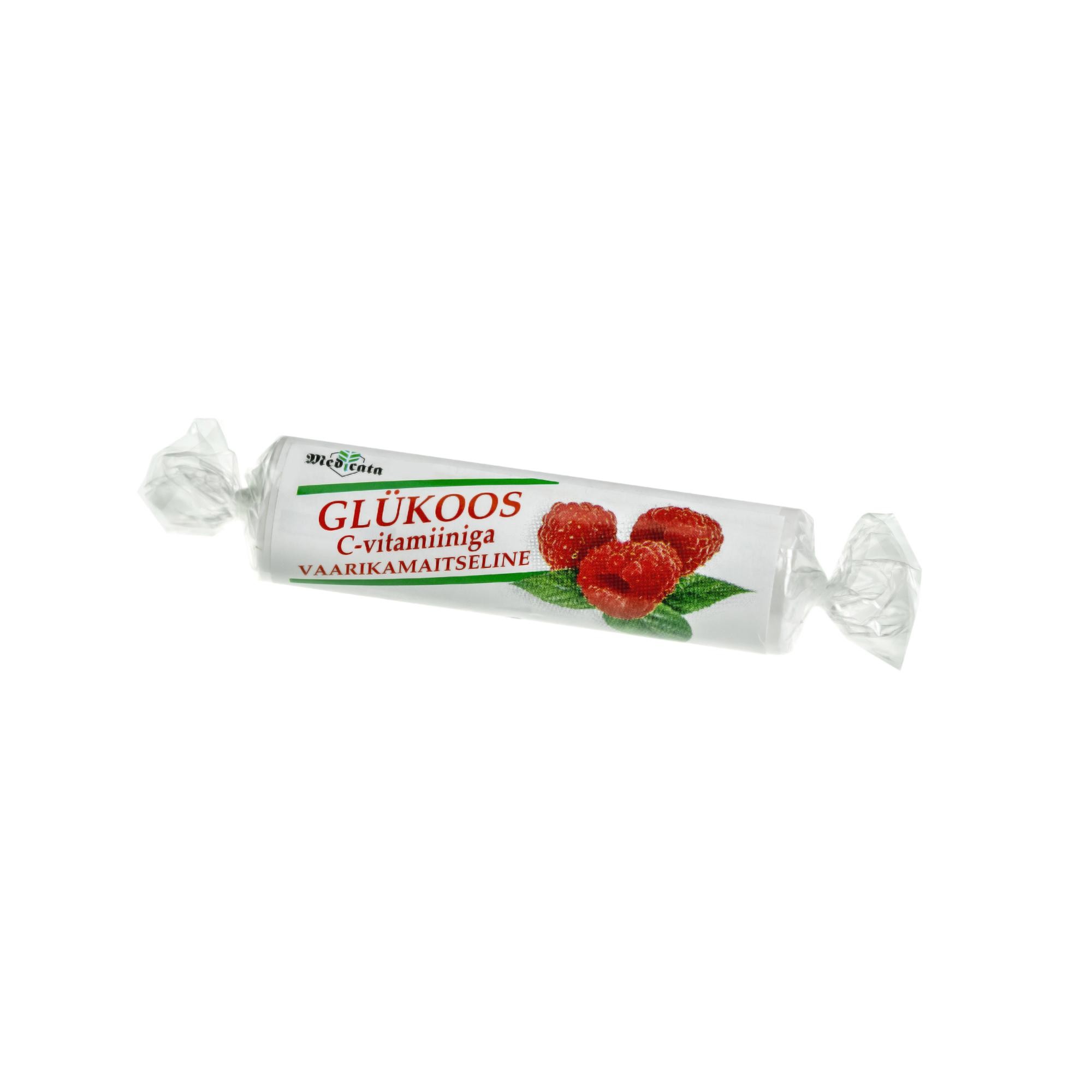 GLÜKOOS+VITAMIIN C TROPSID 30MG VAARIKAS N10