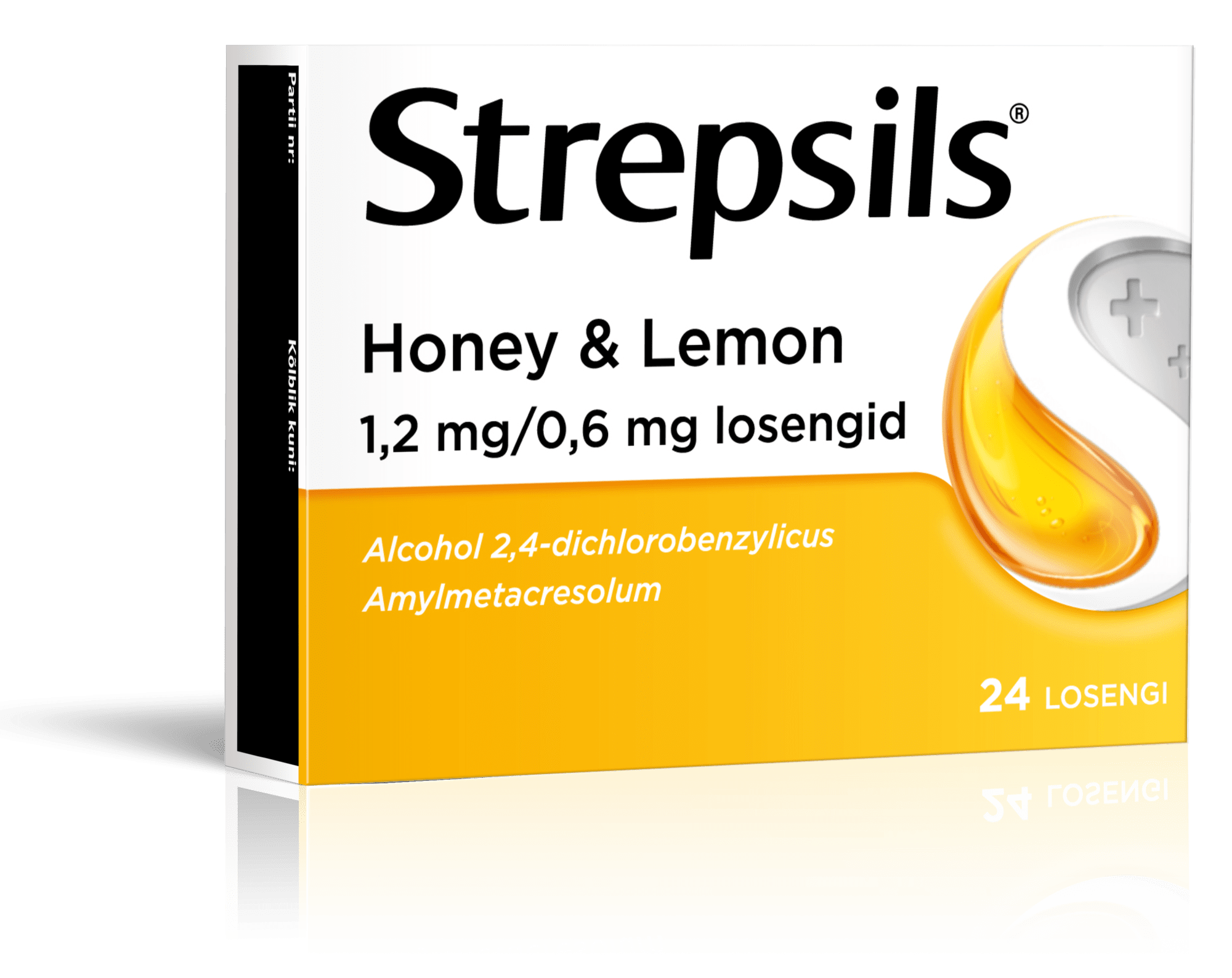 STREPSILS HONEY & LEMON LOSENG 0.6MG+1.2MG N24