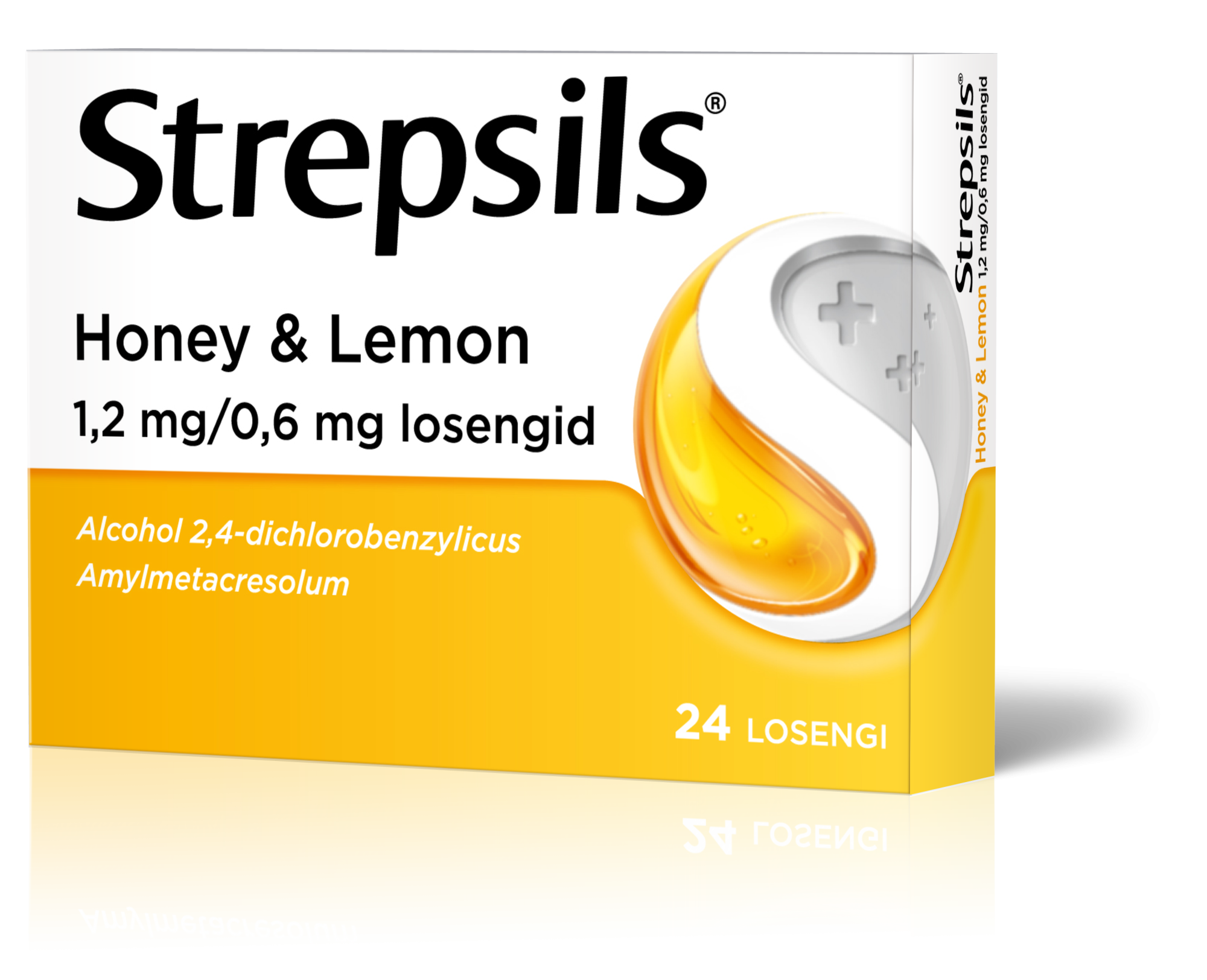 STREPSILS HONEY & LEMON LOSENG 0.6MG+1.2MG N24