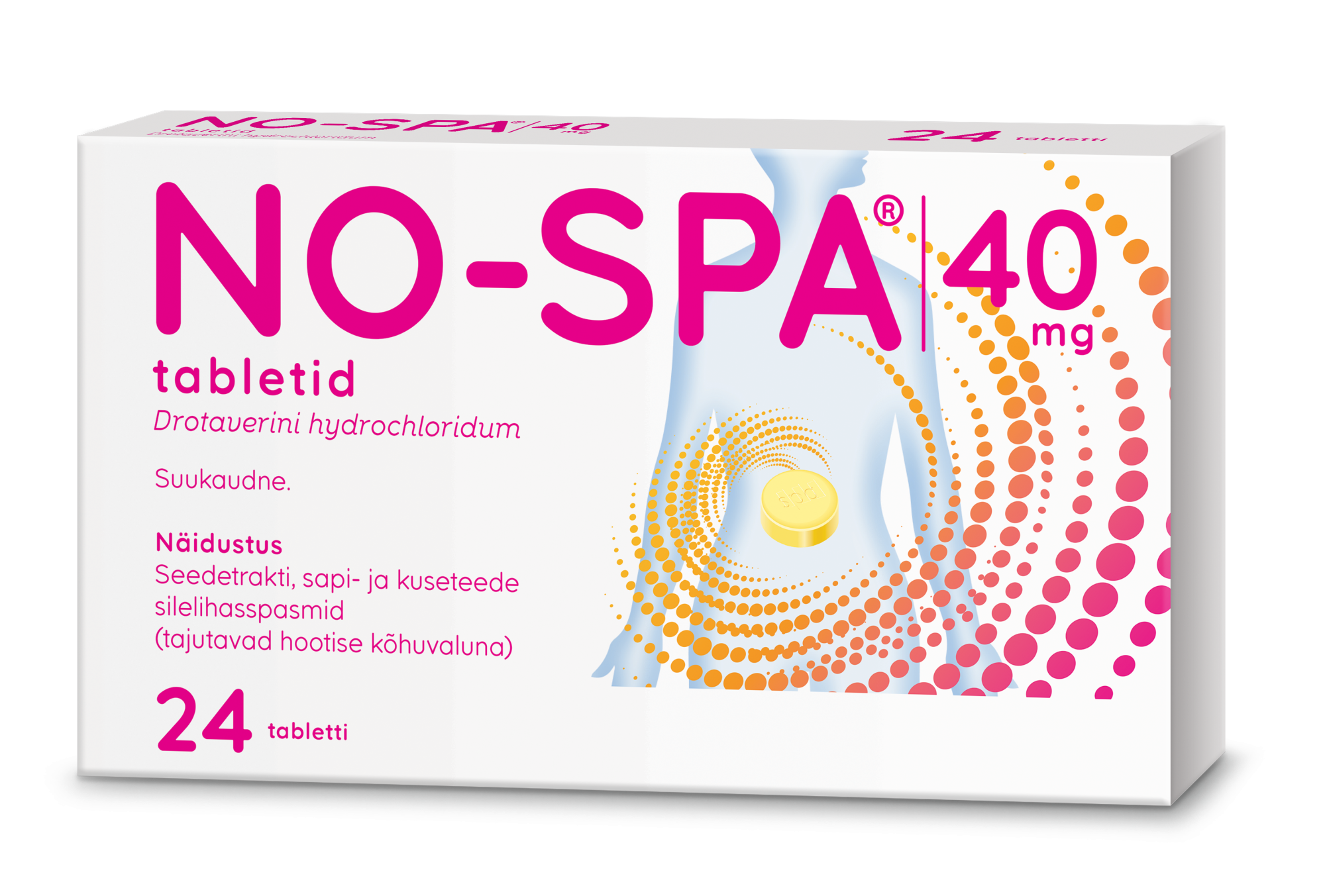 NO-SPA TBL 40MG N24