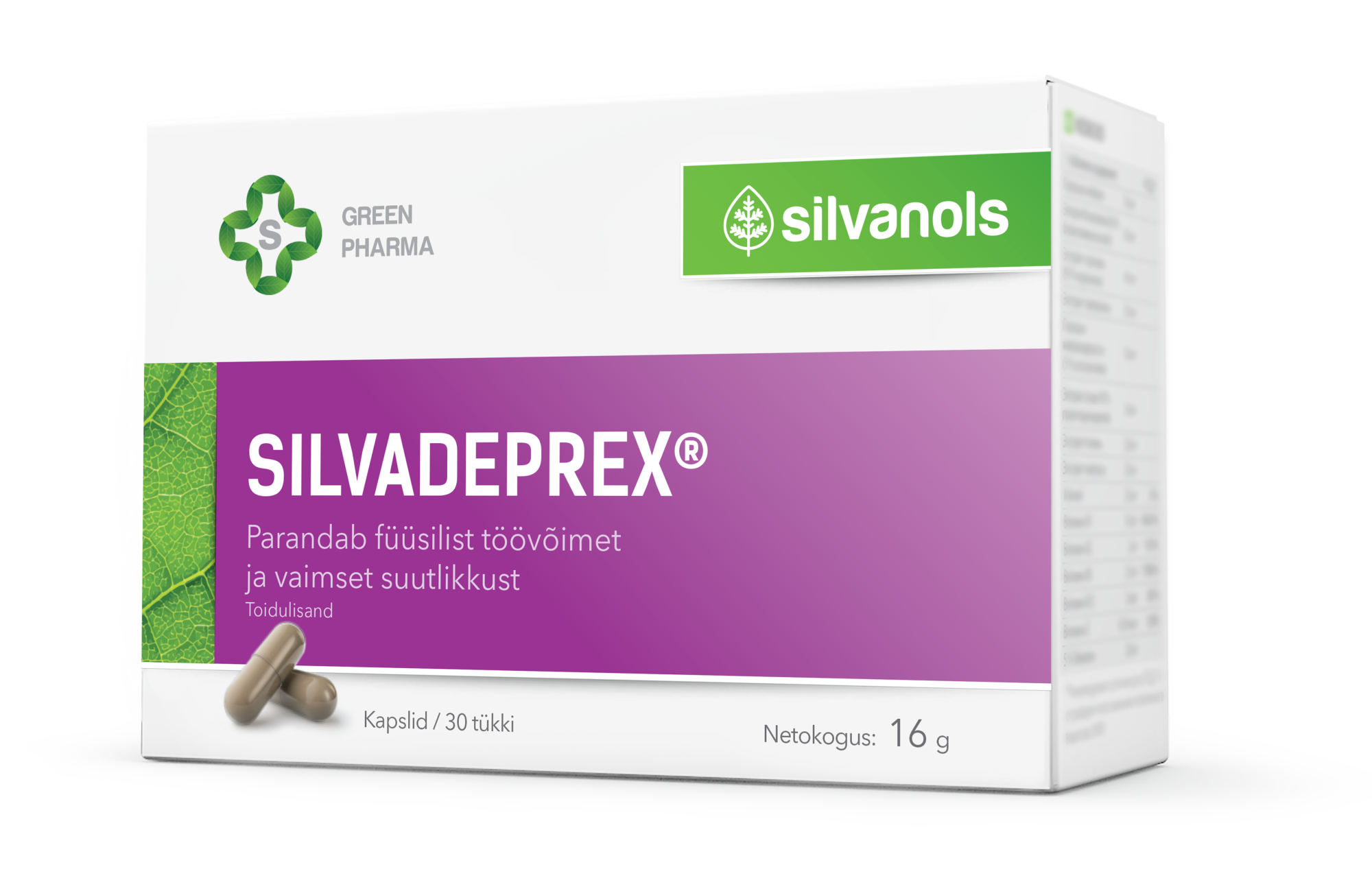 SILVADEPREX KAPSLID N30