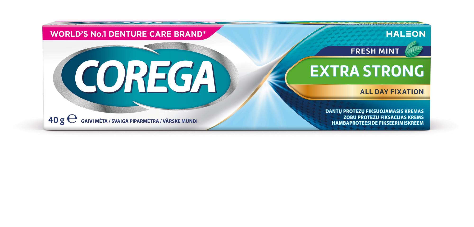 COREGA PROTEESIDE KINNITUSLIIM FRESH MINT ERITI TUGEV 40G