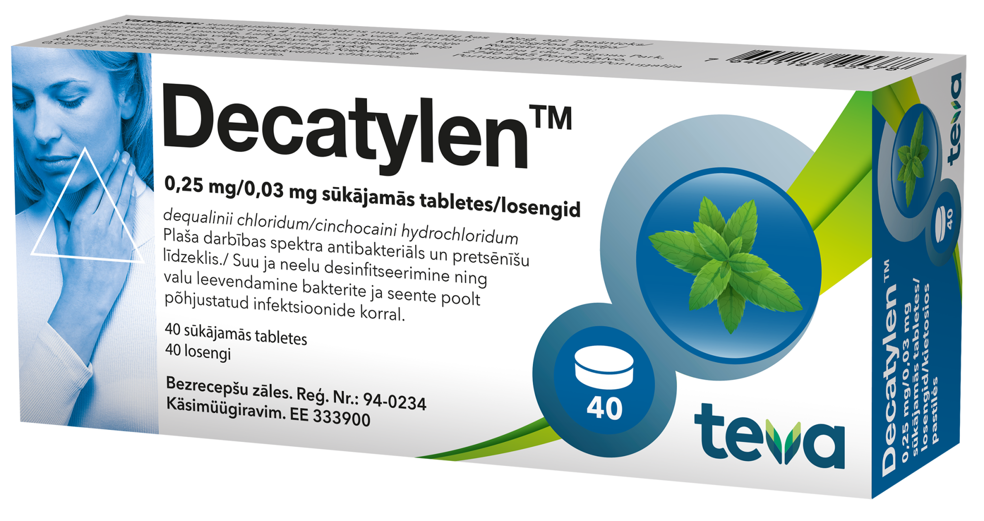 DECATYLEN LOSENG 0.25MG+0.03MG N40