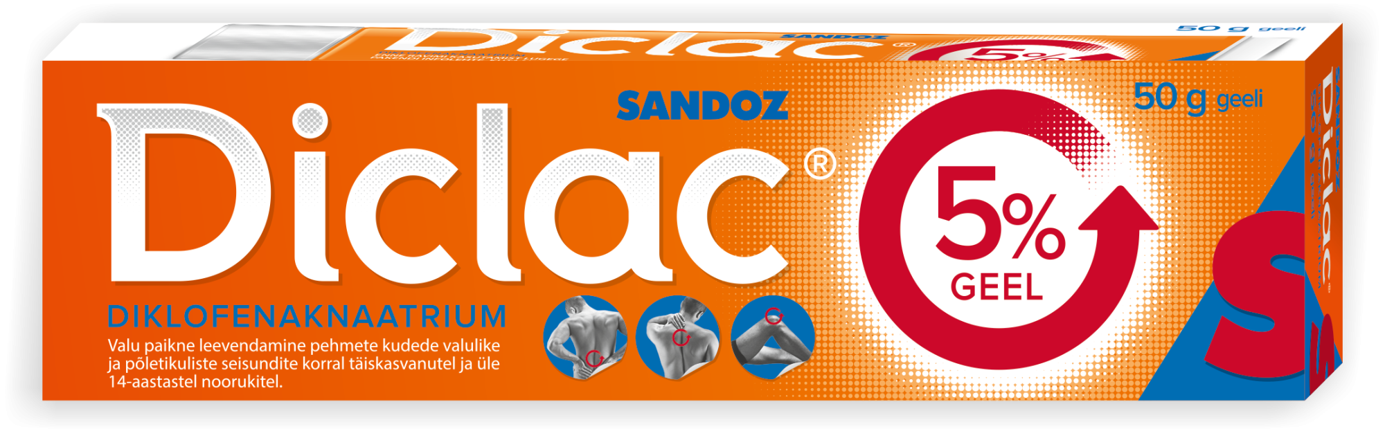 DICLAC 5% GEEL 50MG 1G 50G N1