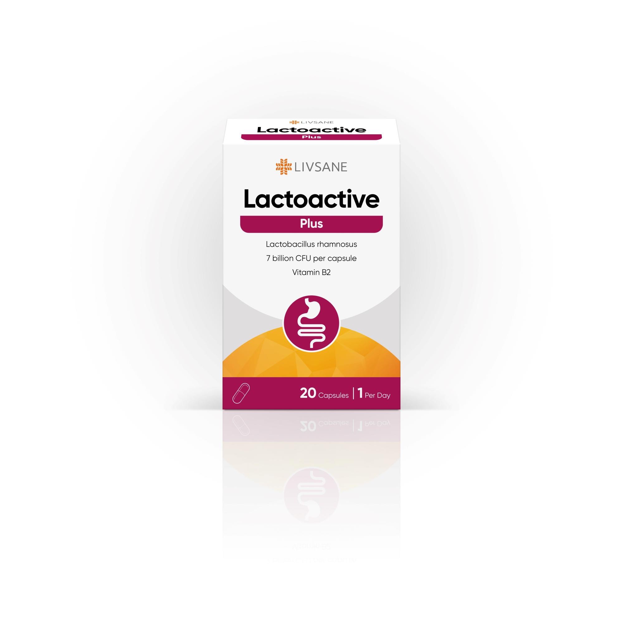 LIVSANE LACTOACTIVE PLUS KAPSLID N20