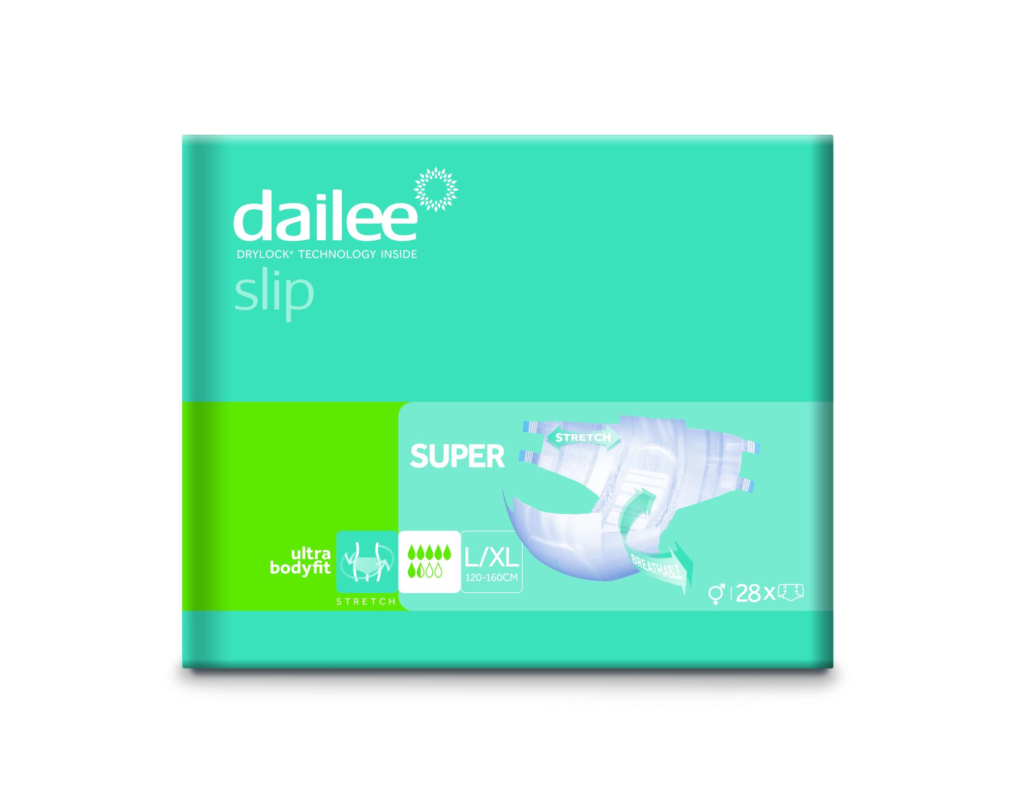 DAILEE SLIP PÜKSMÄHE SUPER L/XL 120-160CM 3100ML N28