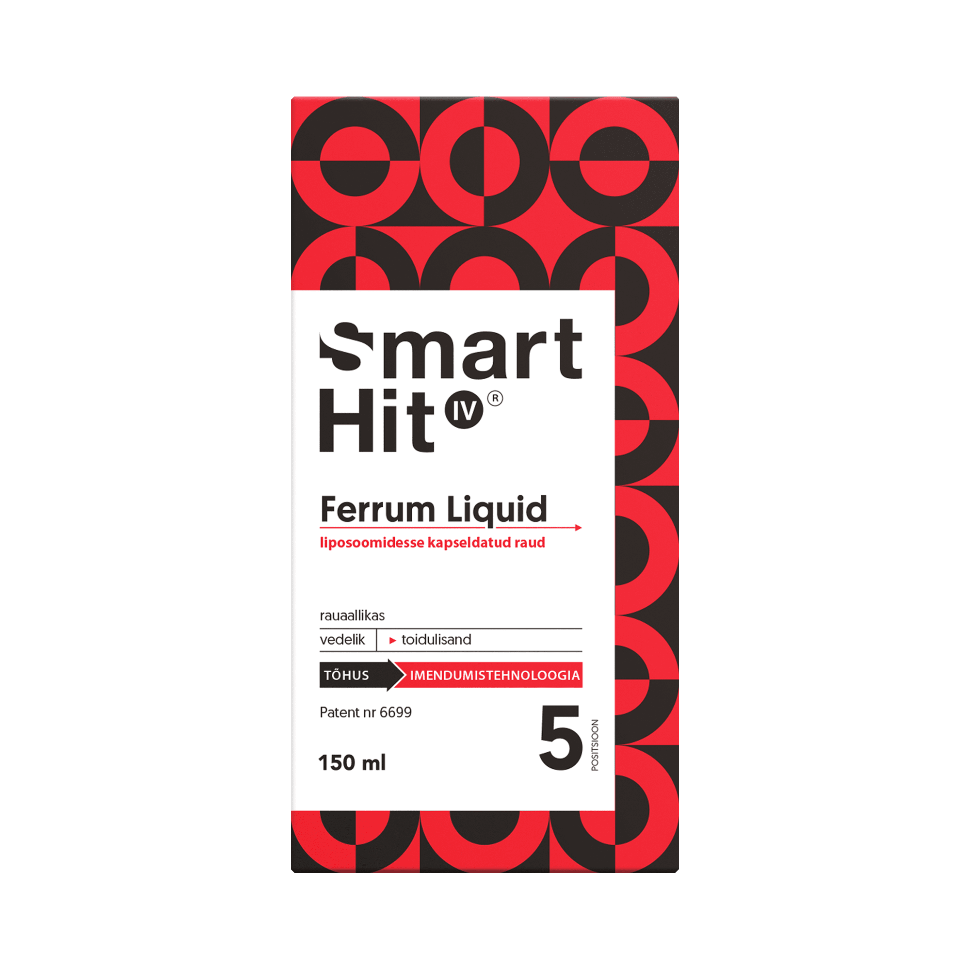 SMARTHIT IV FERRUM LIQUID LIPOSOOMNE 150ML