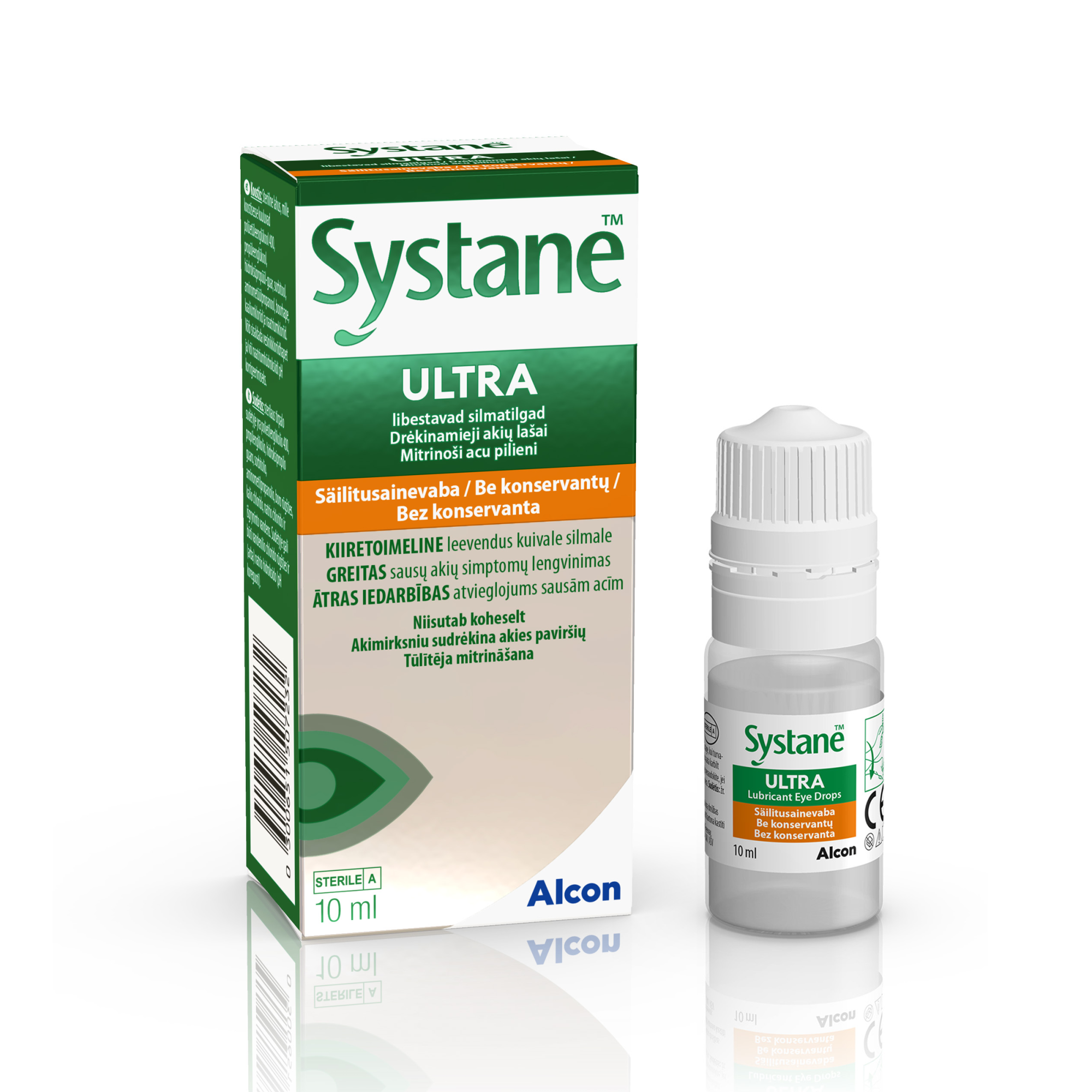 SYSTANE ULTRA SILMATILGAD NIISUTAVAD SÄILITUSAINETA 10ML