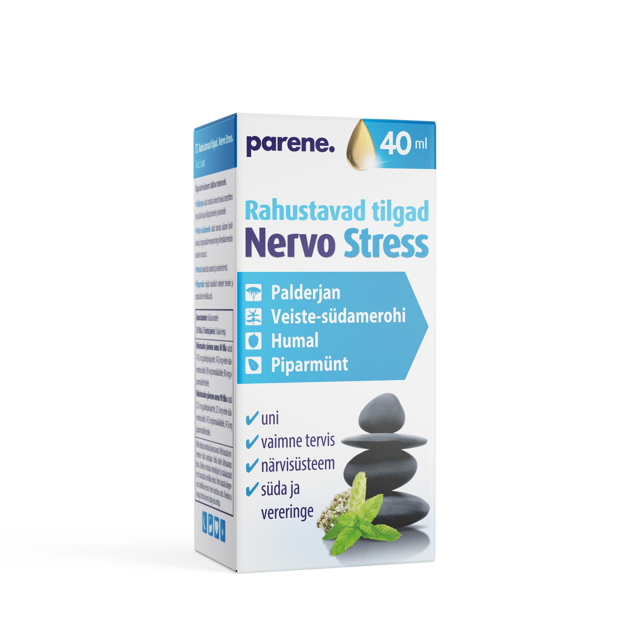 PARENE NERVO STRESS RAHUSTAVAD TILGAD 40ML
