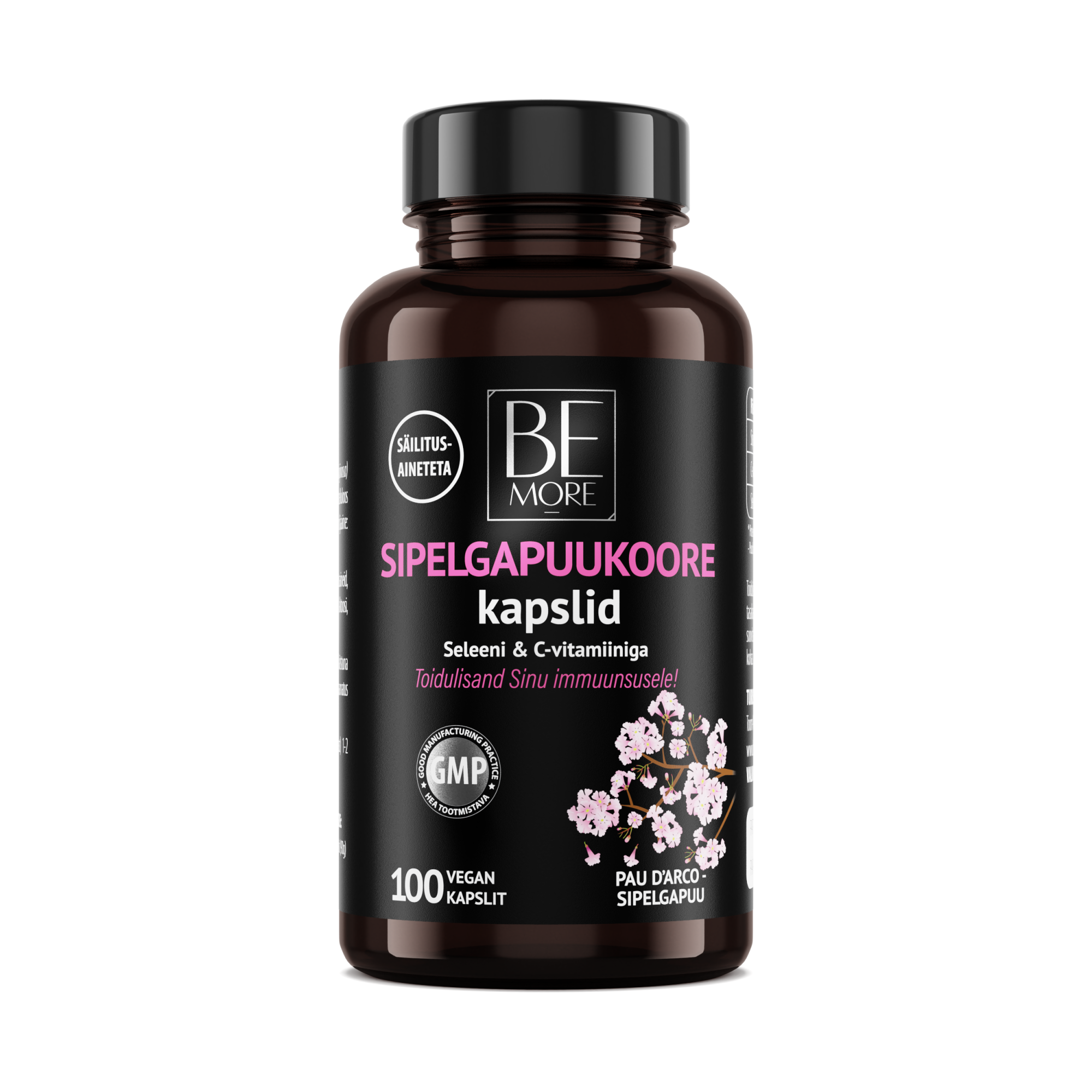 SIPELGAPUUKOORE KAPSLID SELEENI JA C-VITAMIINIGA N100