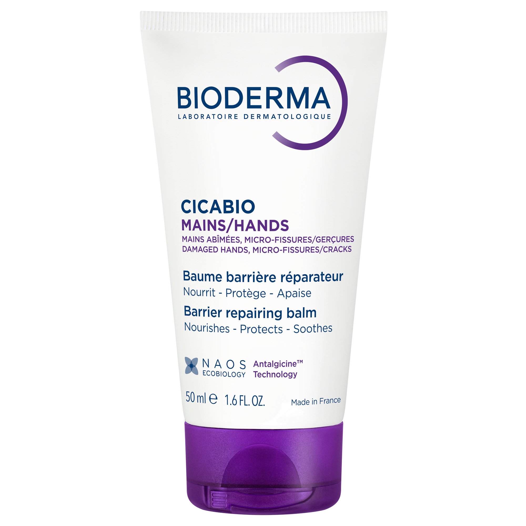 BIODERMA CICABIO MAINS KÄTEKREEM KAHJUSTATUD NAHALE 50ML