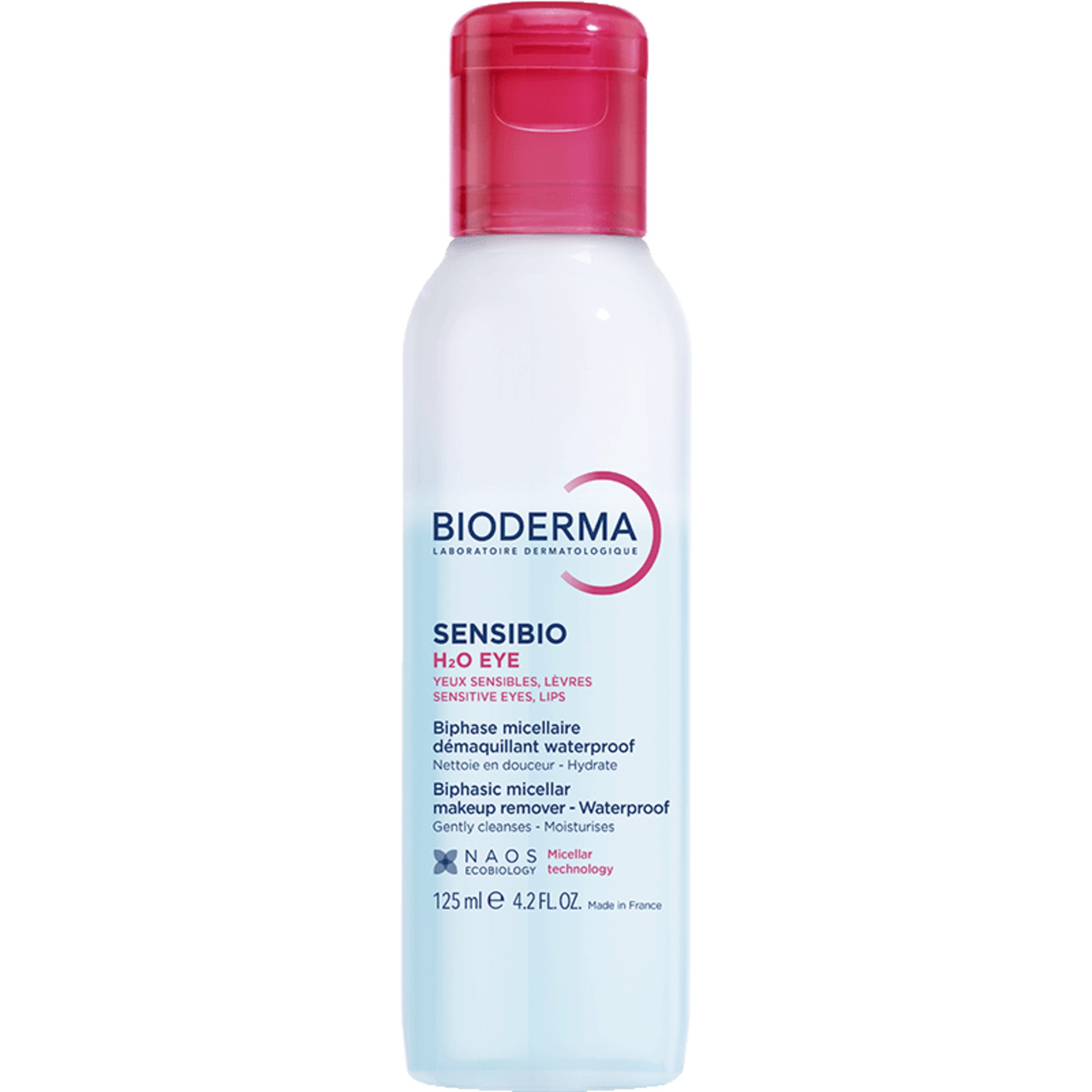 BIODERMA SENSIBIO H2O MITS. SILMAMEIGIEEMALDAJA 125ML