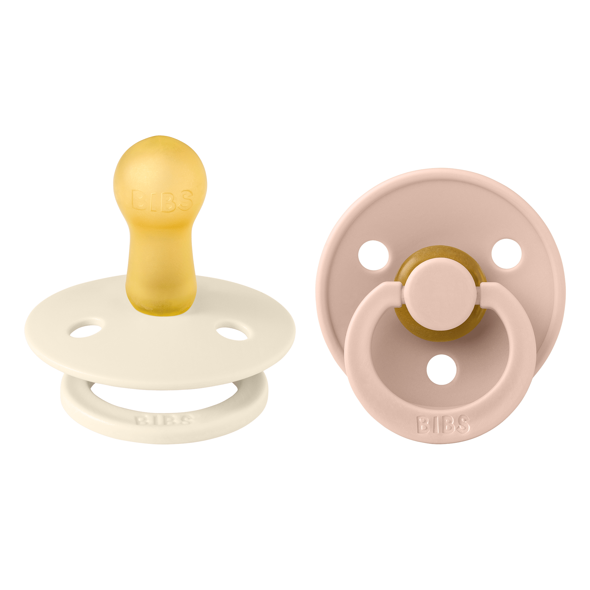 BIBS RÕNGASLUTT 6-18 KUUD IVORY/BLUSH N2
