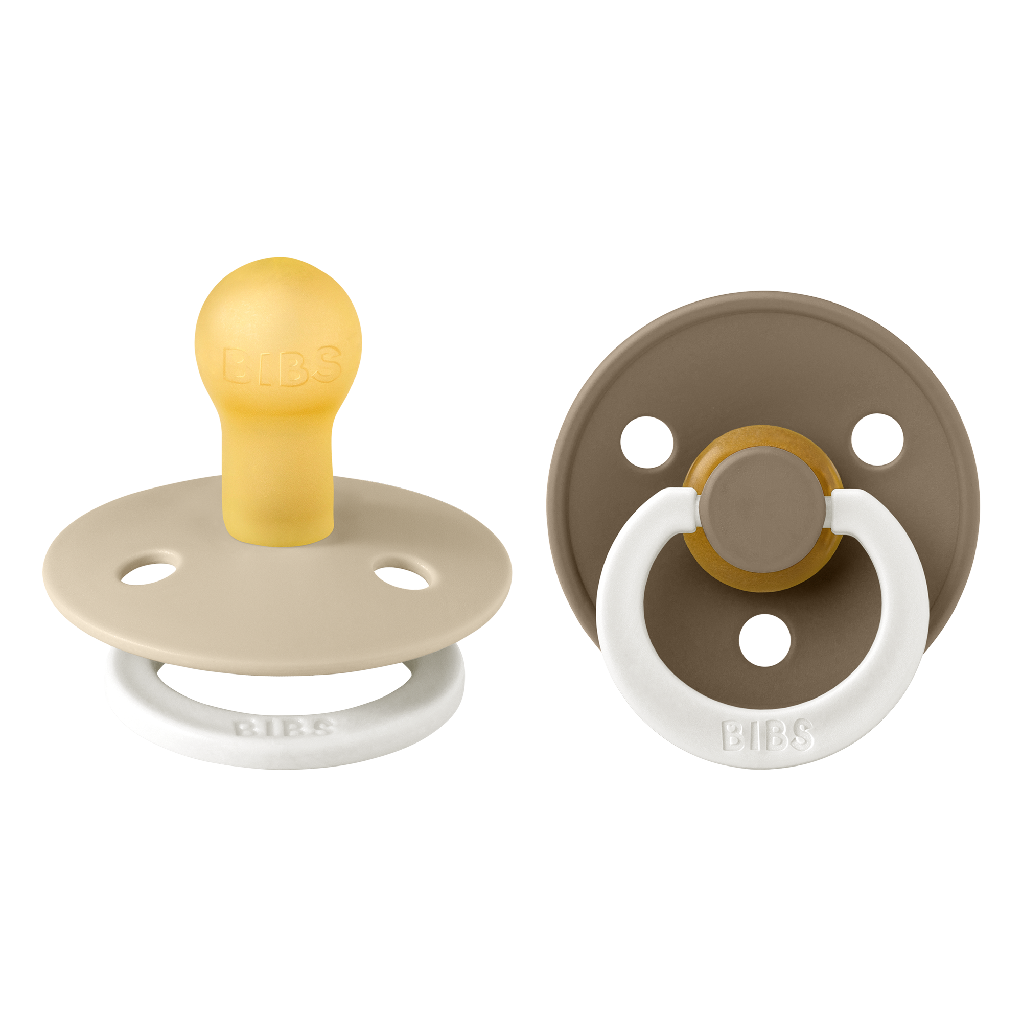 BIBS GLOW RÕNGASLUTT 0-6 KUUD VANILLA/DARK OAK N2