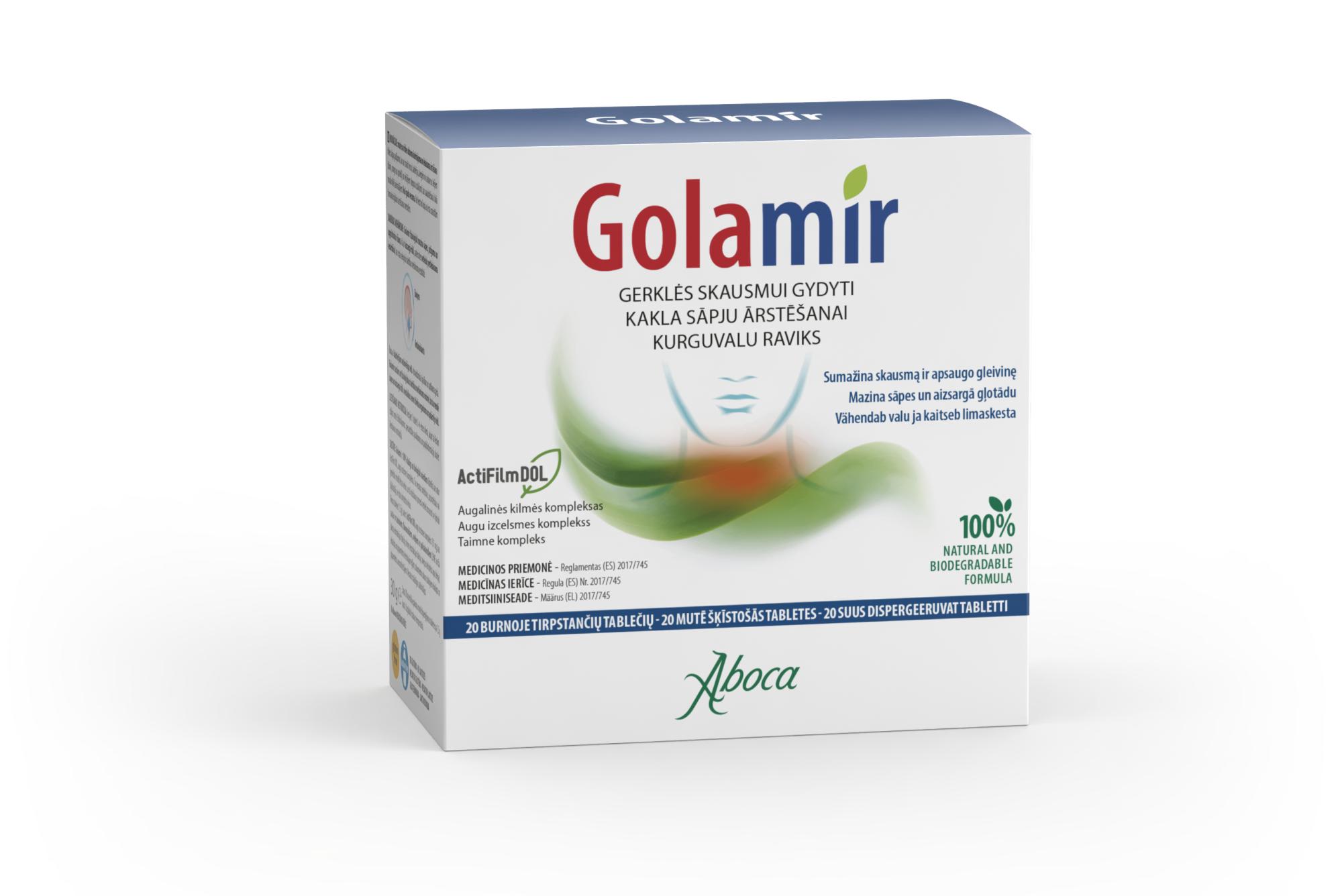 GOLAMIR SUUS DISPERGREERUV TBL KURGULE N20