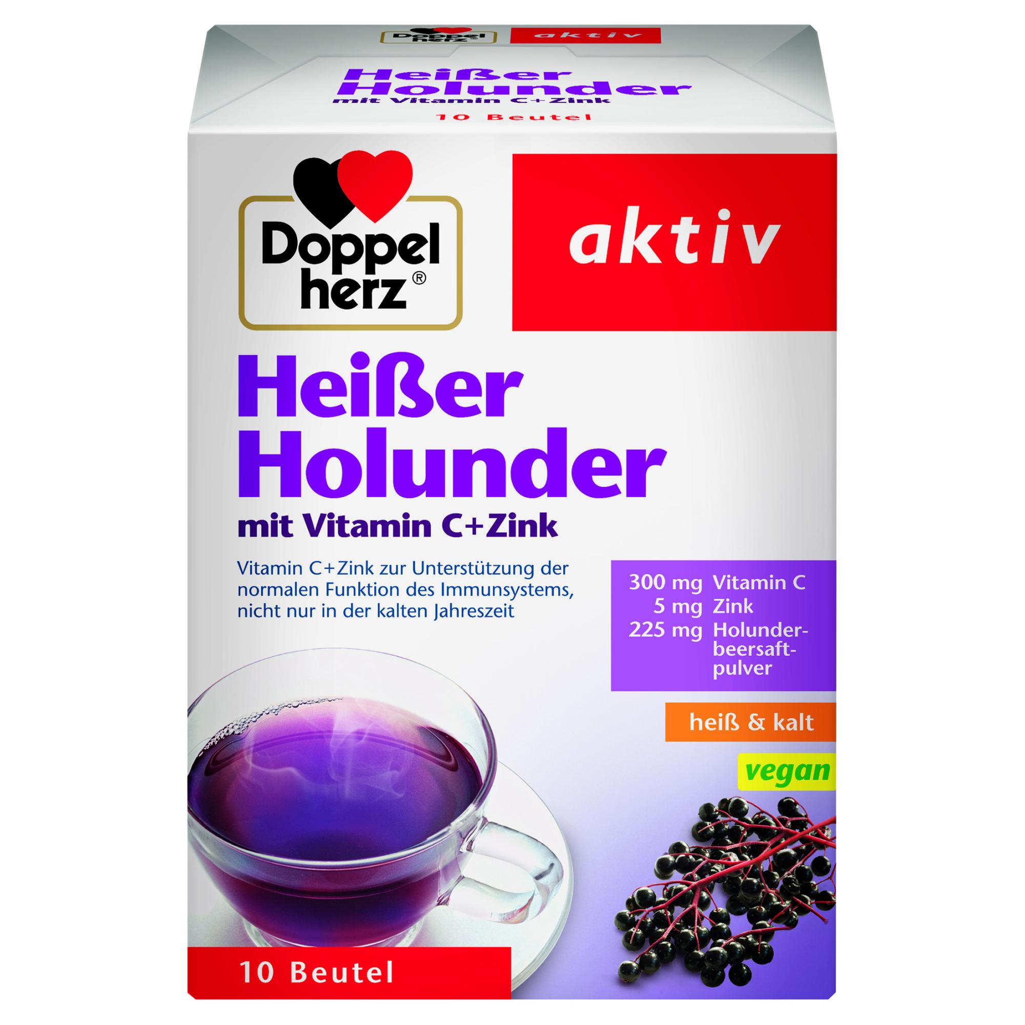 DOPPELHERZ KUUM JOOK MUST LEEDER+VITAMIIN C+TSINK N10