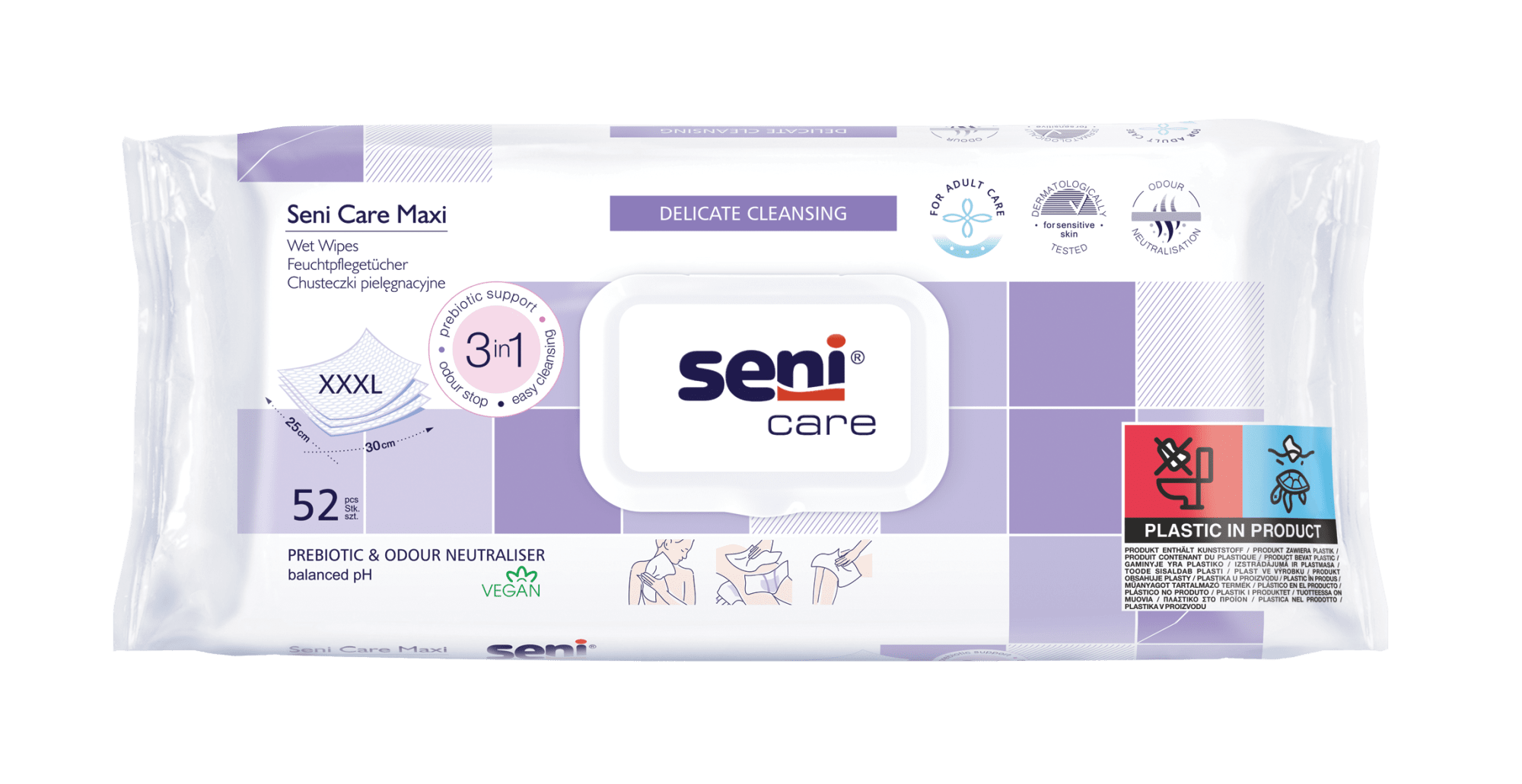 SENI CARE NIISKED SALVRÄTIKUD XXXL 30X25CM N52