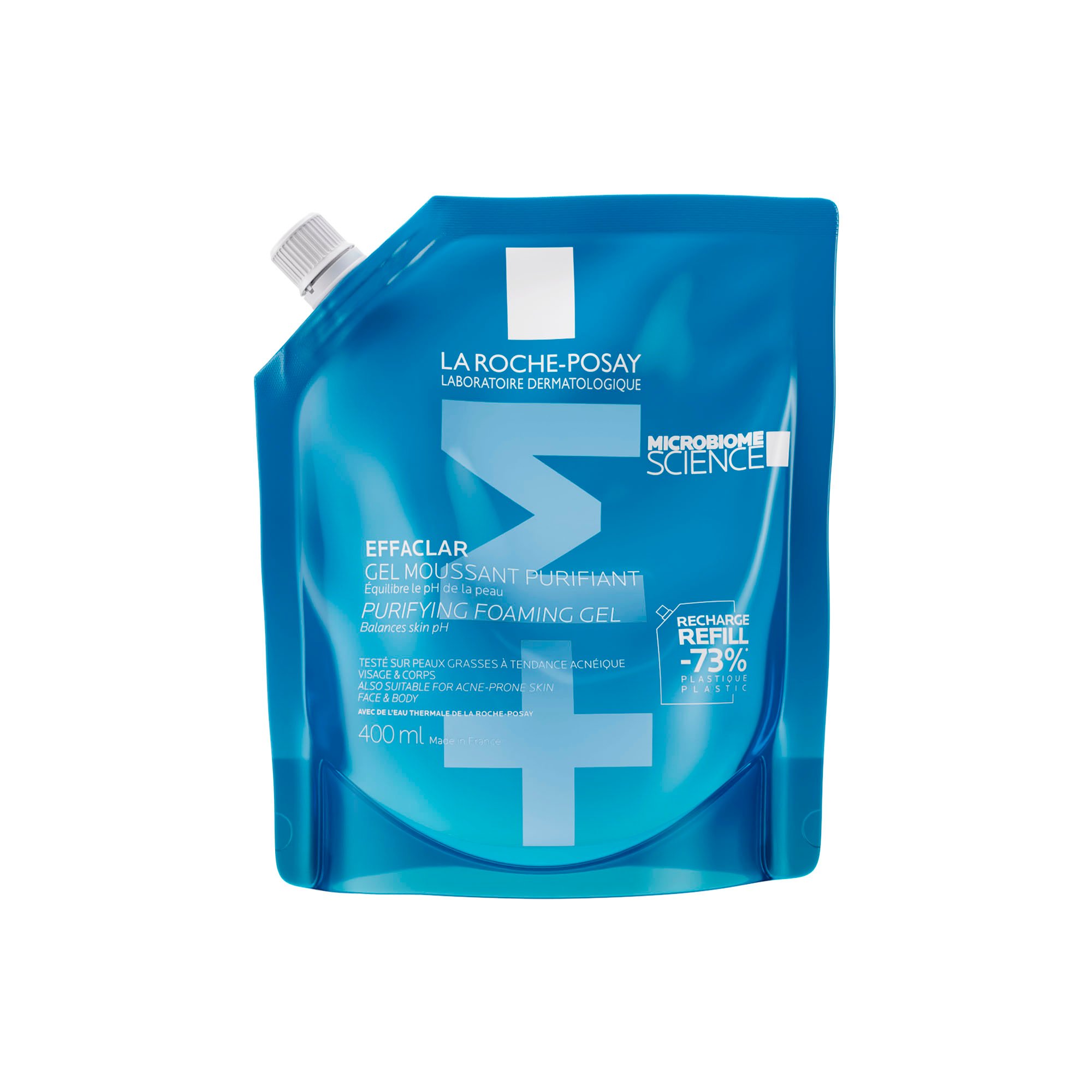 LA ROCHE-POSAY EFFACLAR NÄOPUHASTUSGEEL RASUSELE NAHALE TÄITEPAKEND 400ML