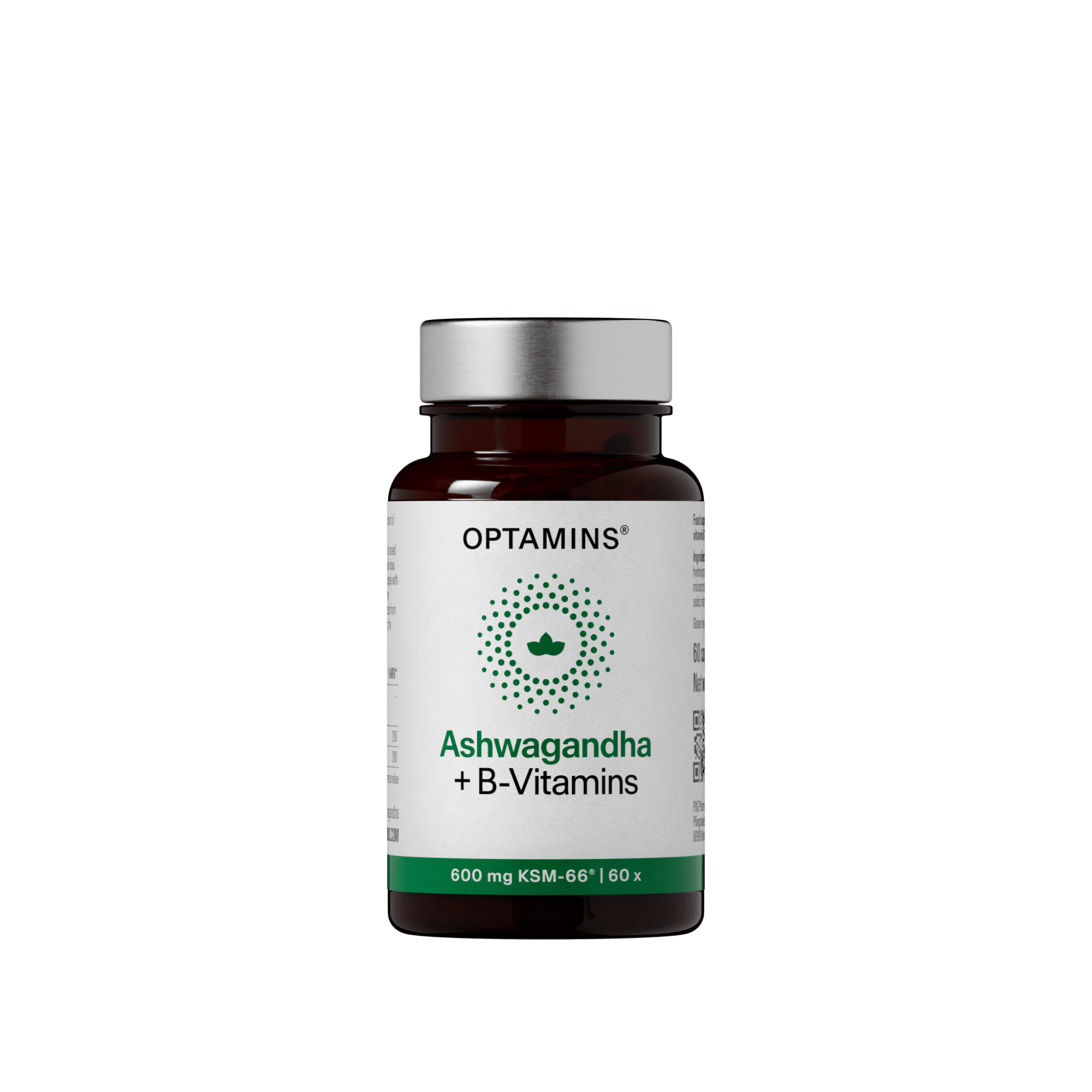 OPTAMINS ASHWAGANDHA+B-VITAMIINID KAPSLID N60