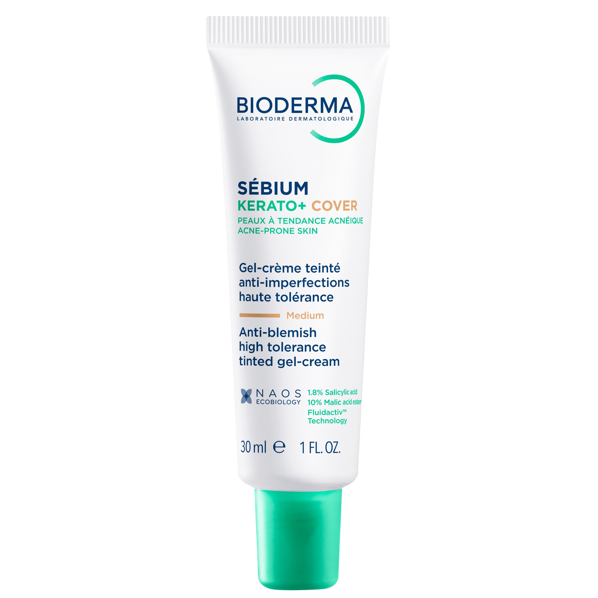 BIODERMA SEBIUM KERATO+ COVER GEELKREEM TOONIV AKNELISELE NAHALE 30ML
