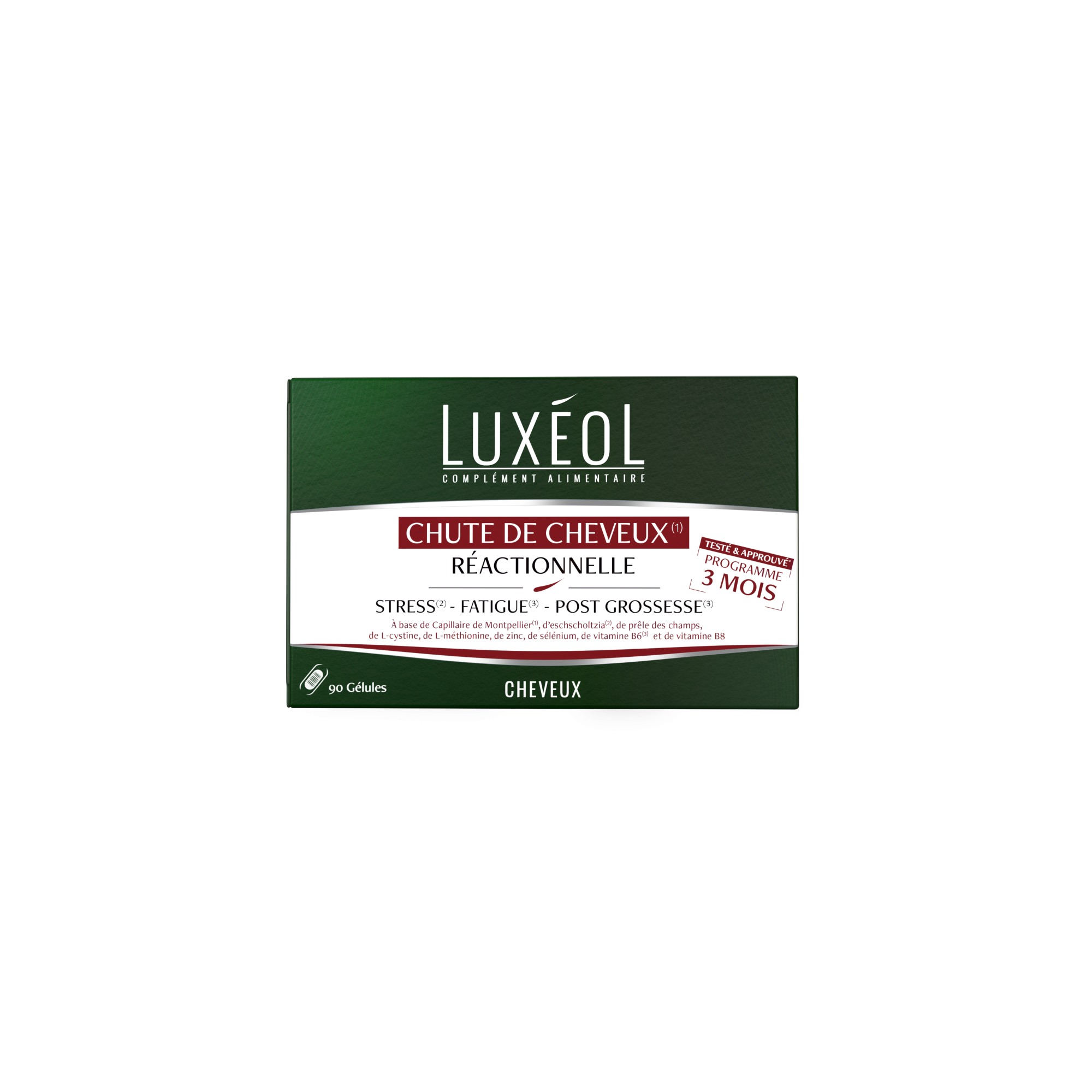 LUXEOL REAKTIIVNE KAPSLID JUUSTE VÄLJALANGEMISE VASTU N90