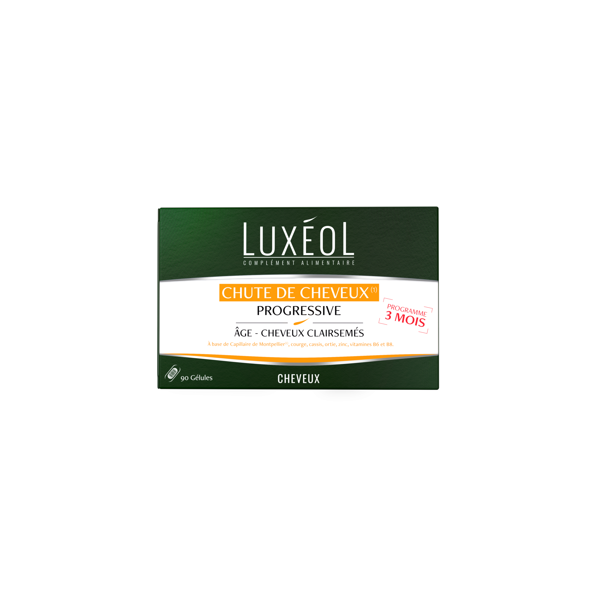 LUXEOL PROGRESSIIVNE KAPSLID JUUSTE VÄLJALANGEMISE VASTU N90