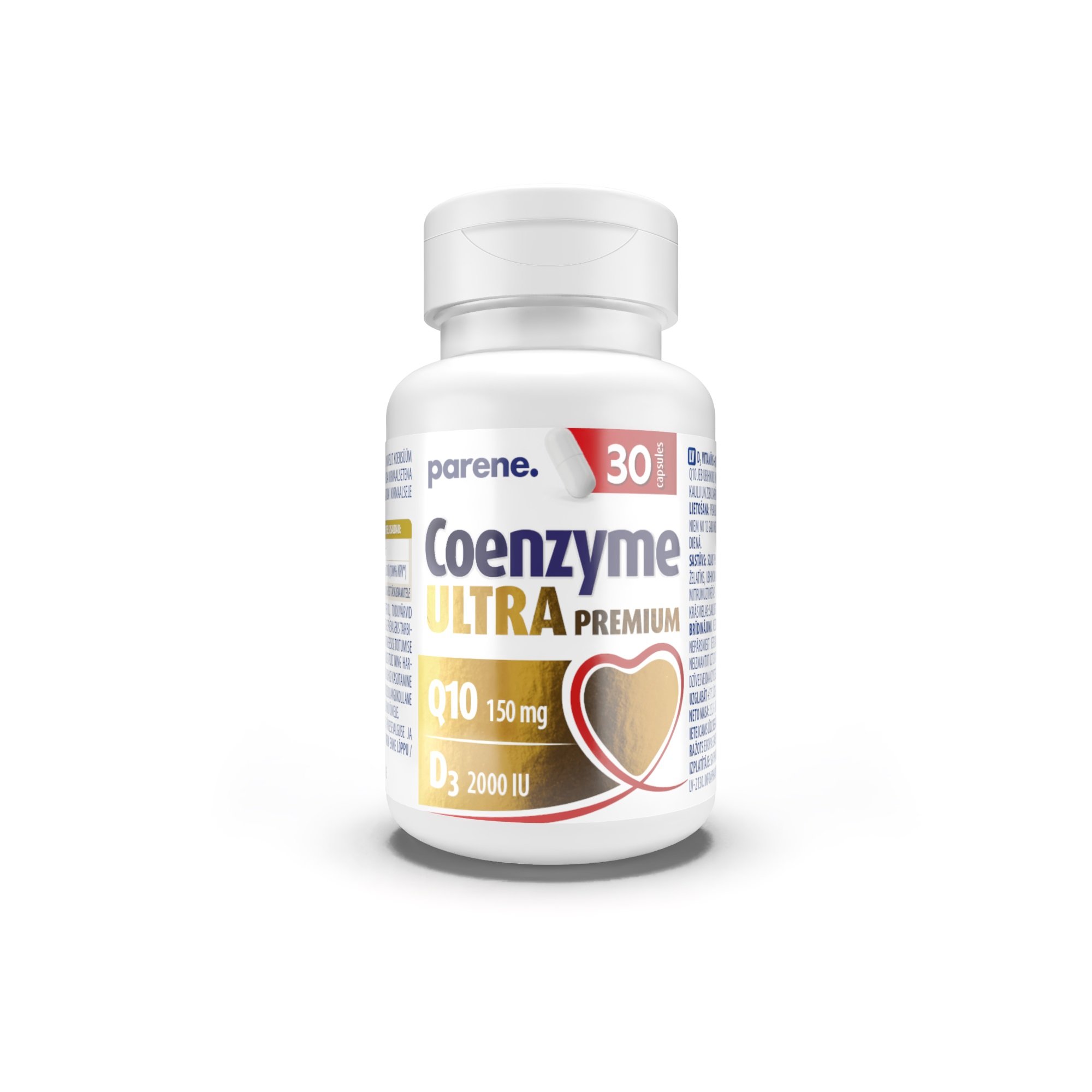 PARENE COENZYME ULTRA+ VITAMIN D3 KAPSLID N30