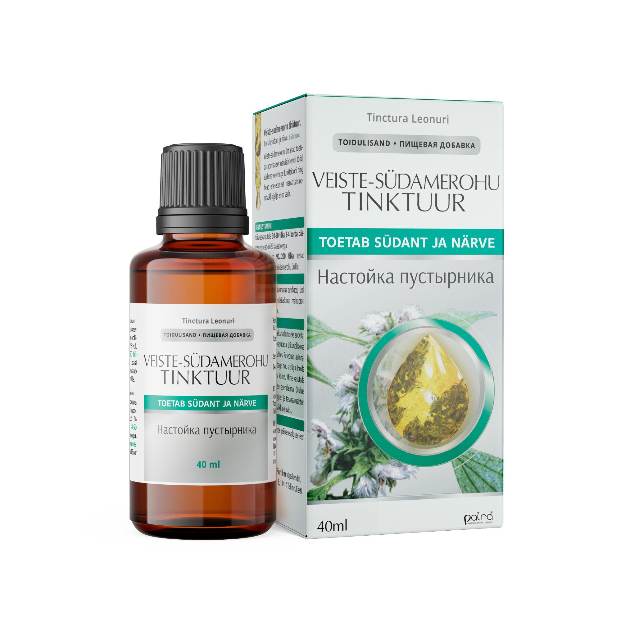 PAIRA VEISTE-SÜDAMEROHU TINKTUUR 40ML