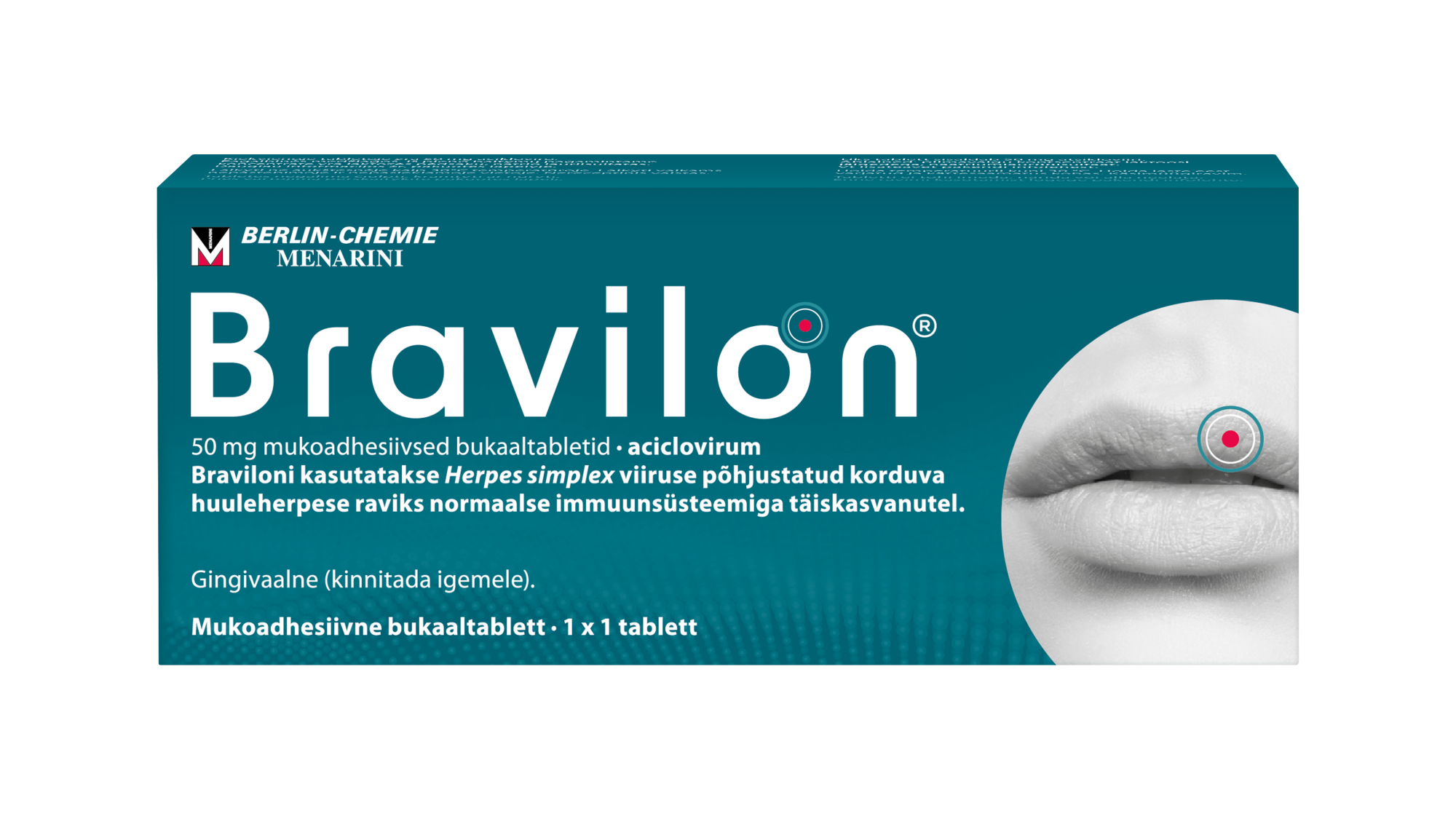 BRAVILON MUKOADHESIIVNE BUKAALTABLETT 50MG N1