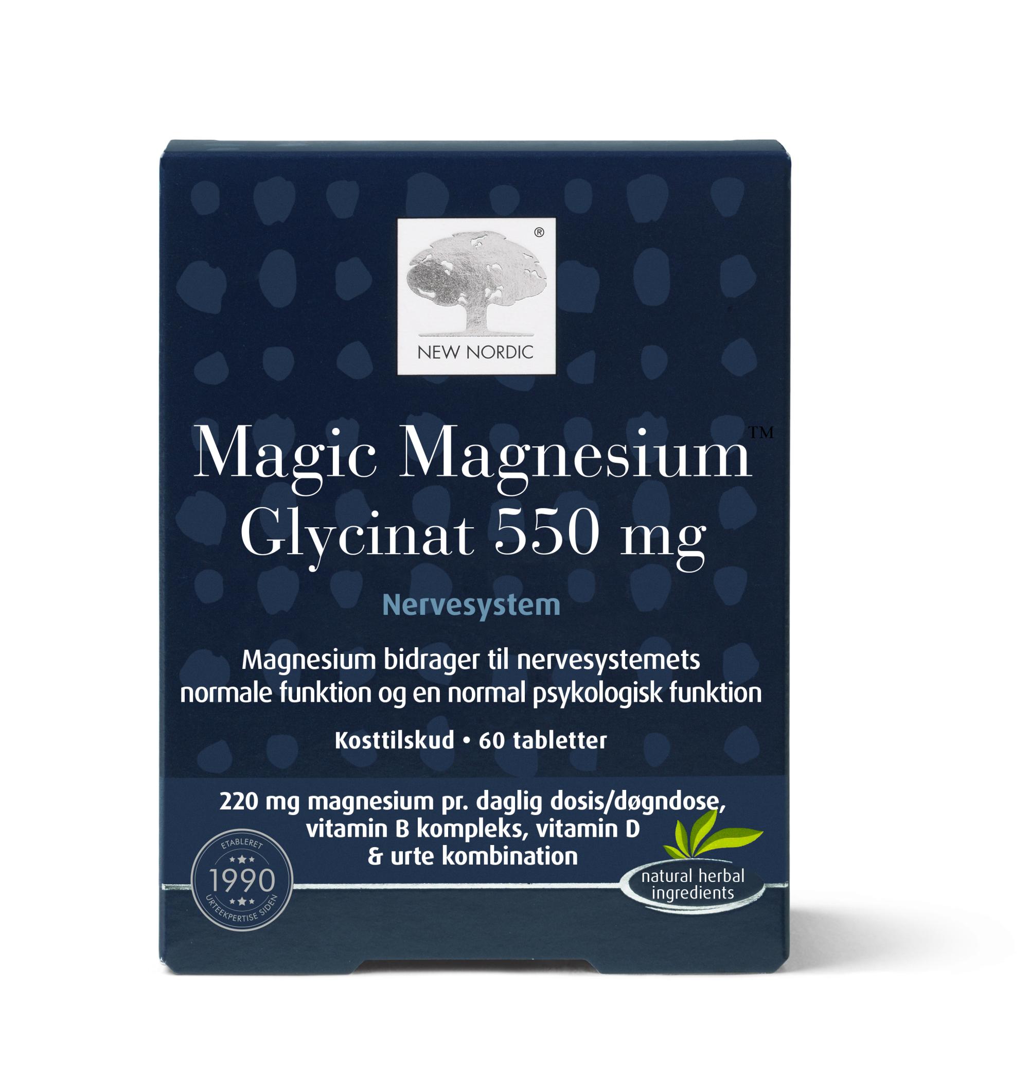 NEW NORDIC MAGIC MAGNESIUM GLYCINAT TBL N60