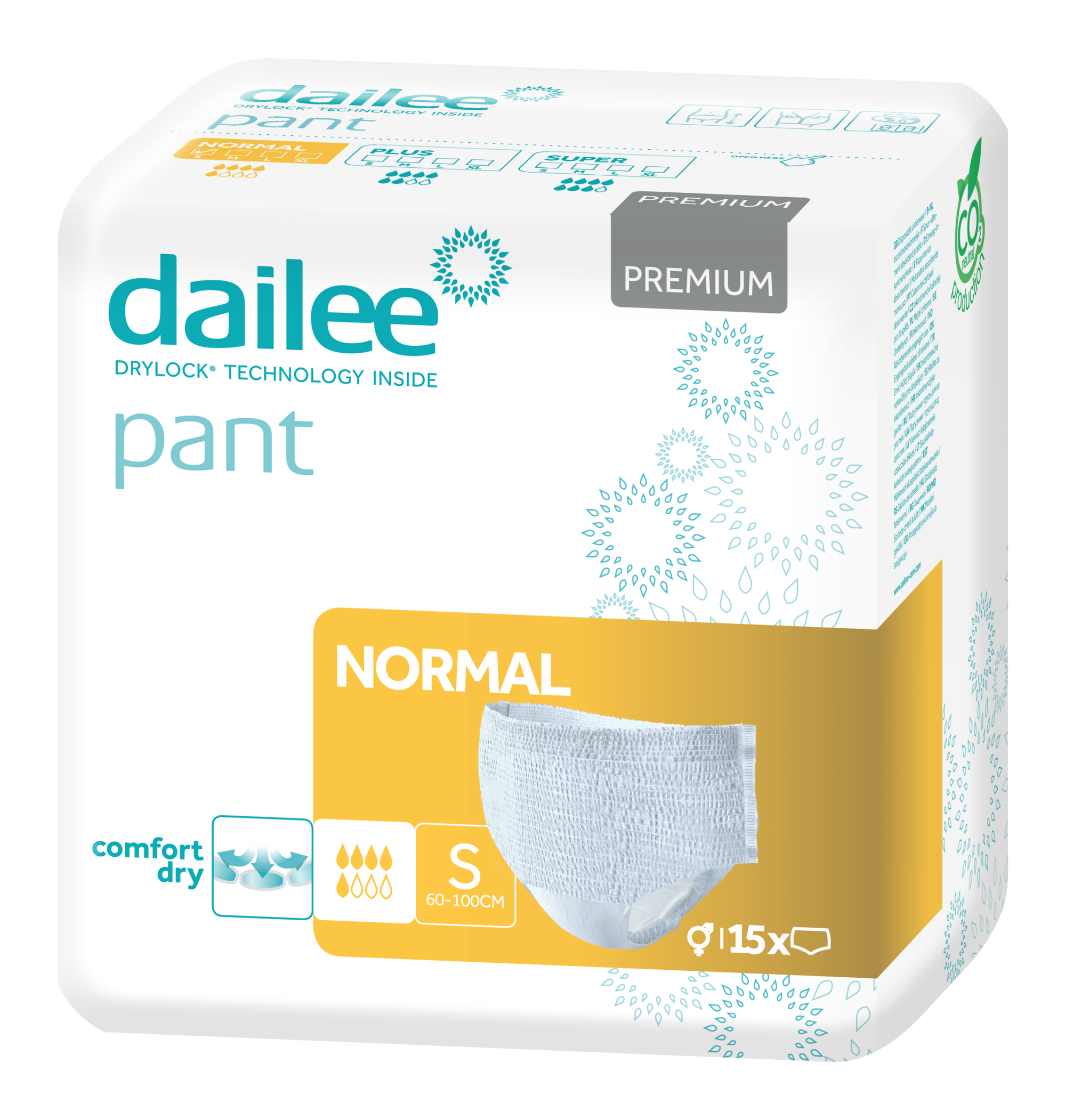 DAILEE PANT PREMIUM IMAVAD PÜKSID NORMAL S 1300ML N15