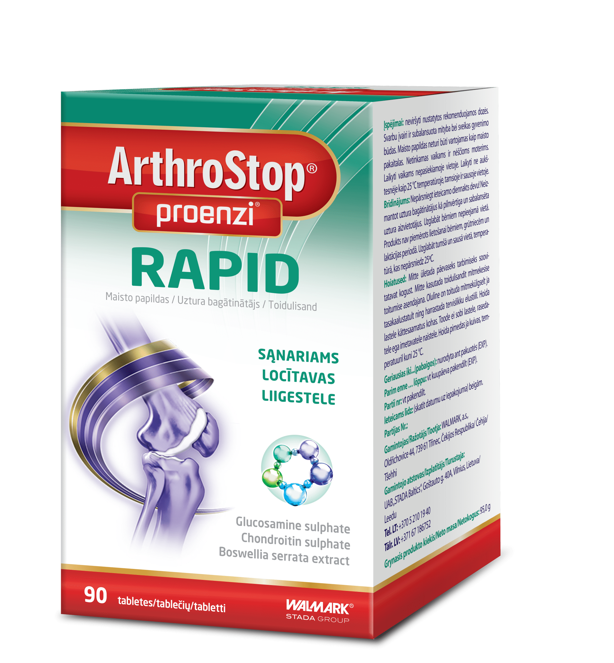 PROENZI ARTHROSTOP RAPID TBL N90