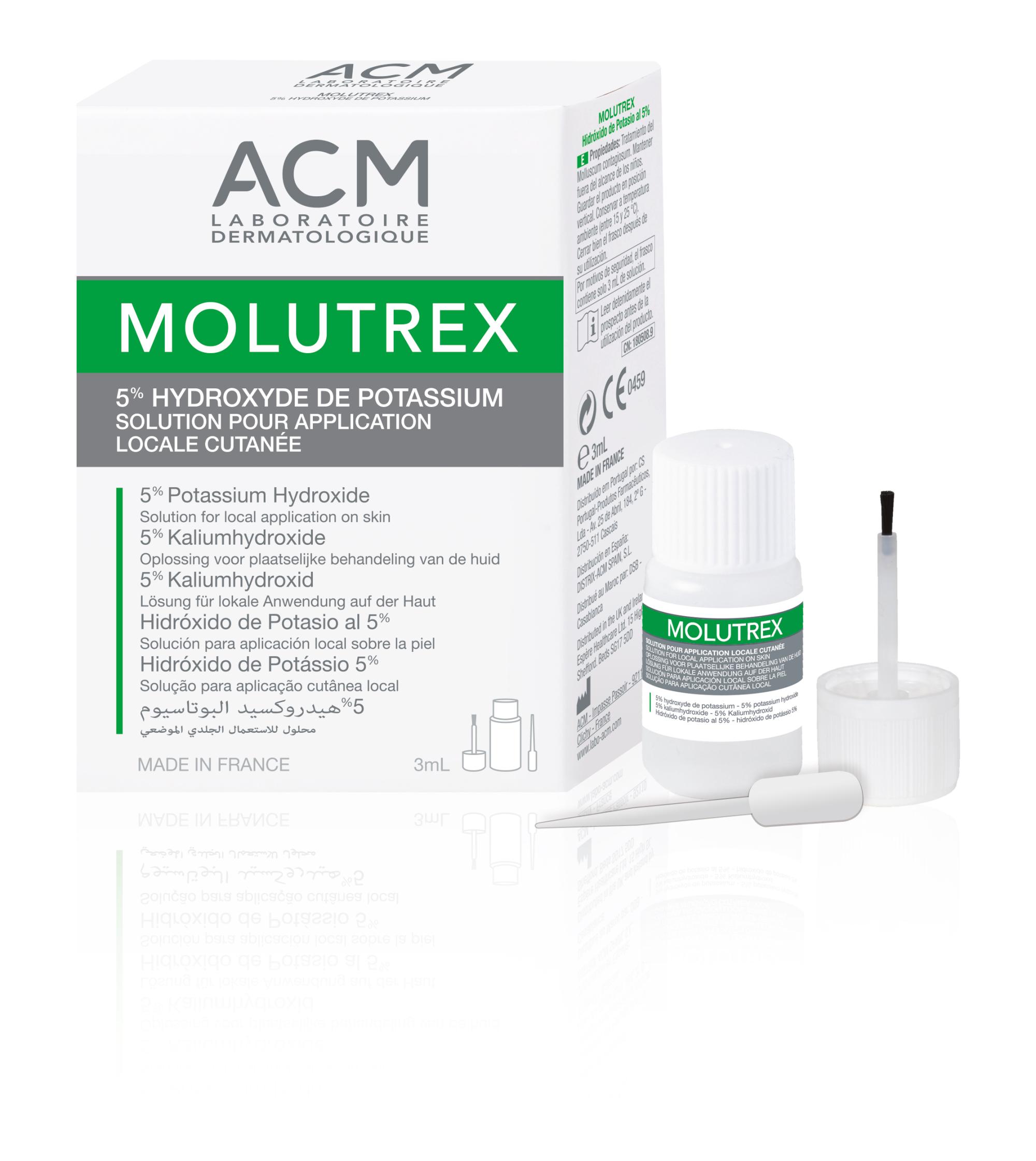 MOLUTREX KAALIUMHÜDROKSIID SOL 5% 3ML