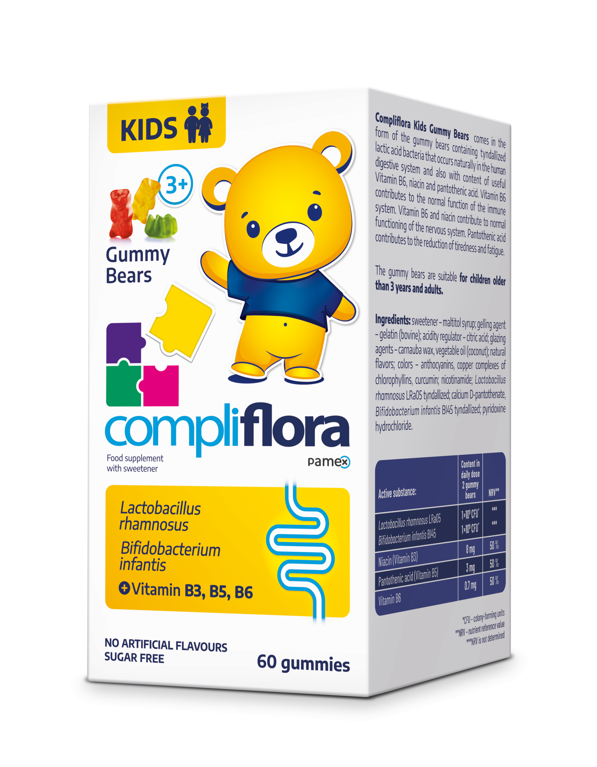 COMPLIFLORA KIDS KUMMIKARUD N60