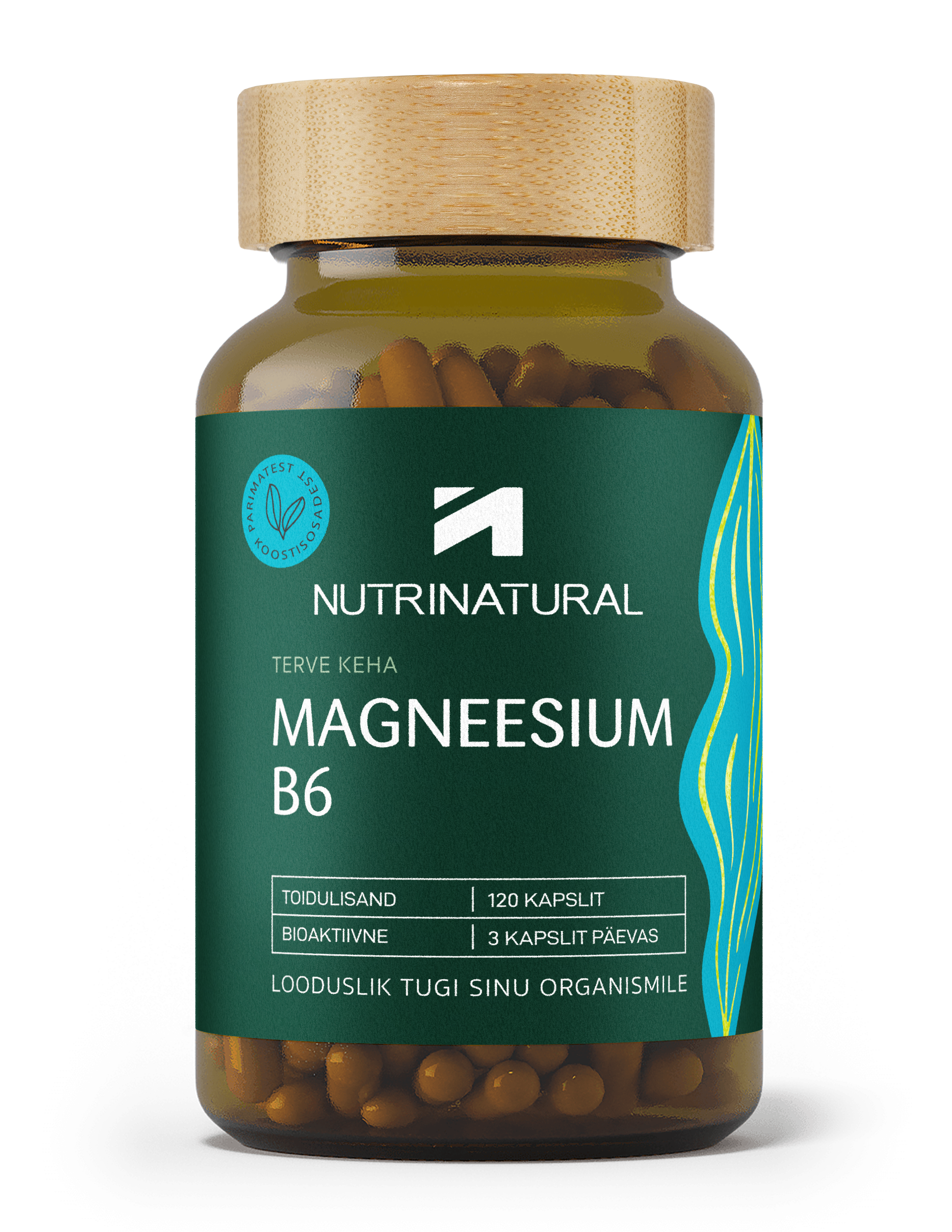 NUTRINATURAL MAGNEESIUM B6 KAPSLID N120