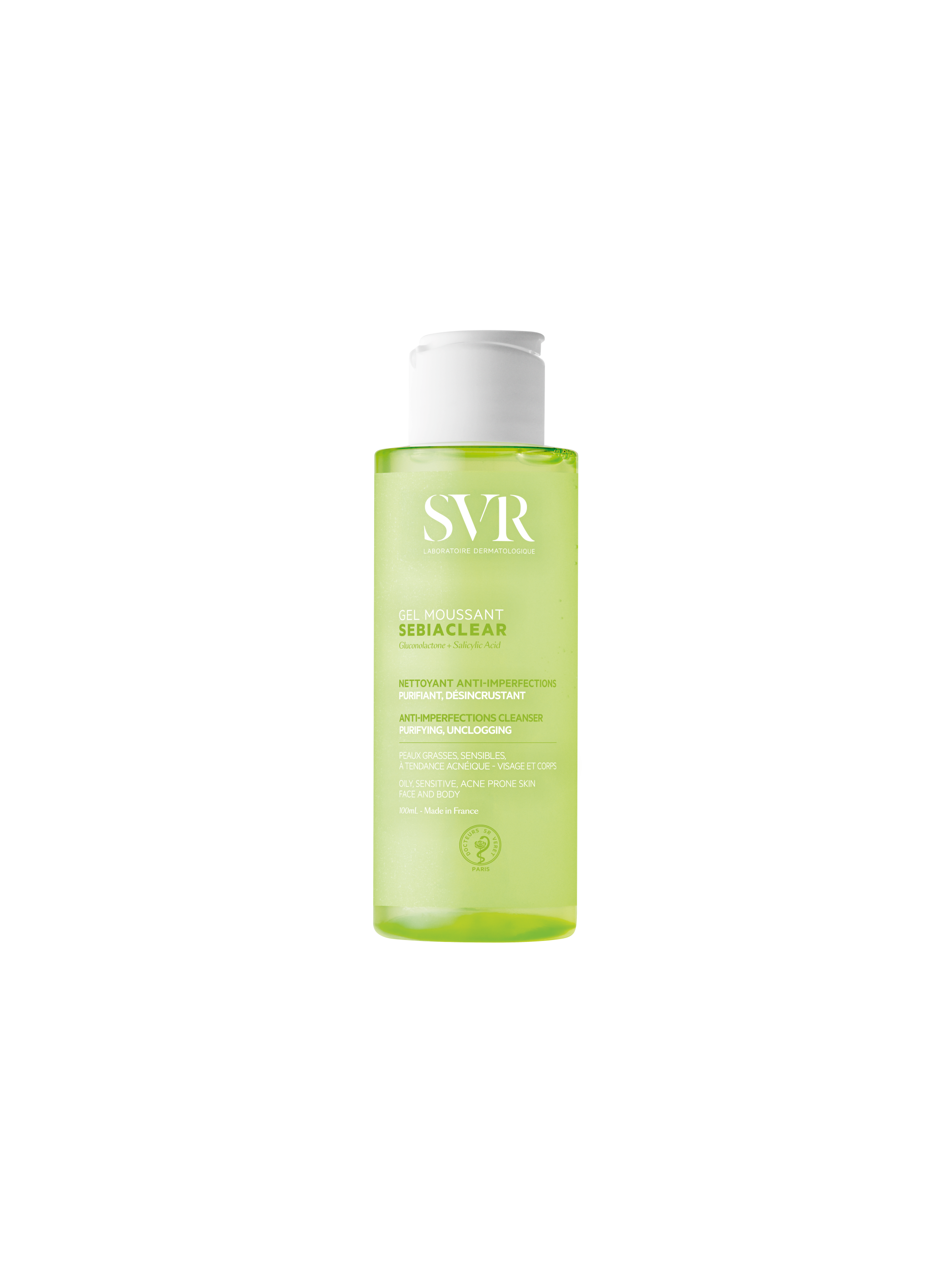 SVR SEBIACLEAR NÄOPESUGEEL RASUSELE/PROBLEEMSELE NAHALE 100ML