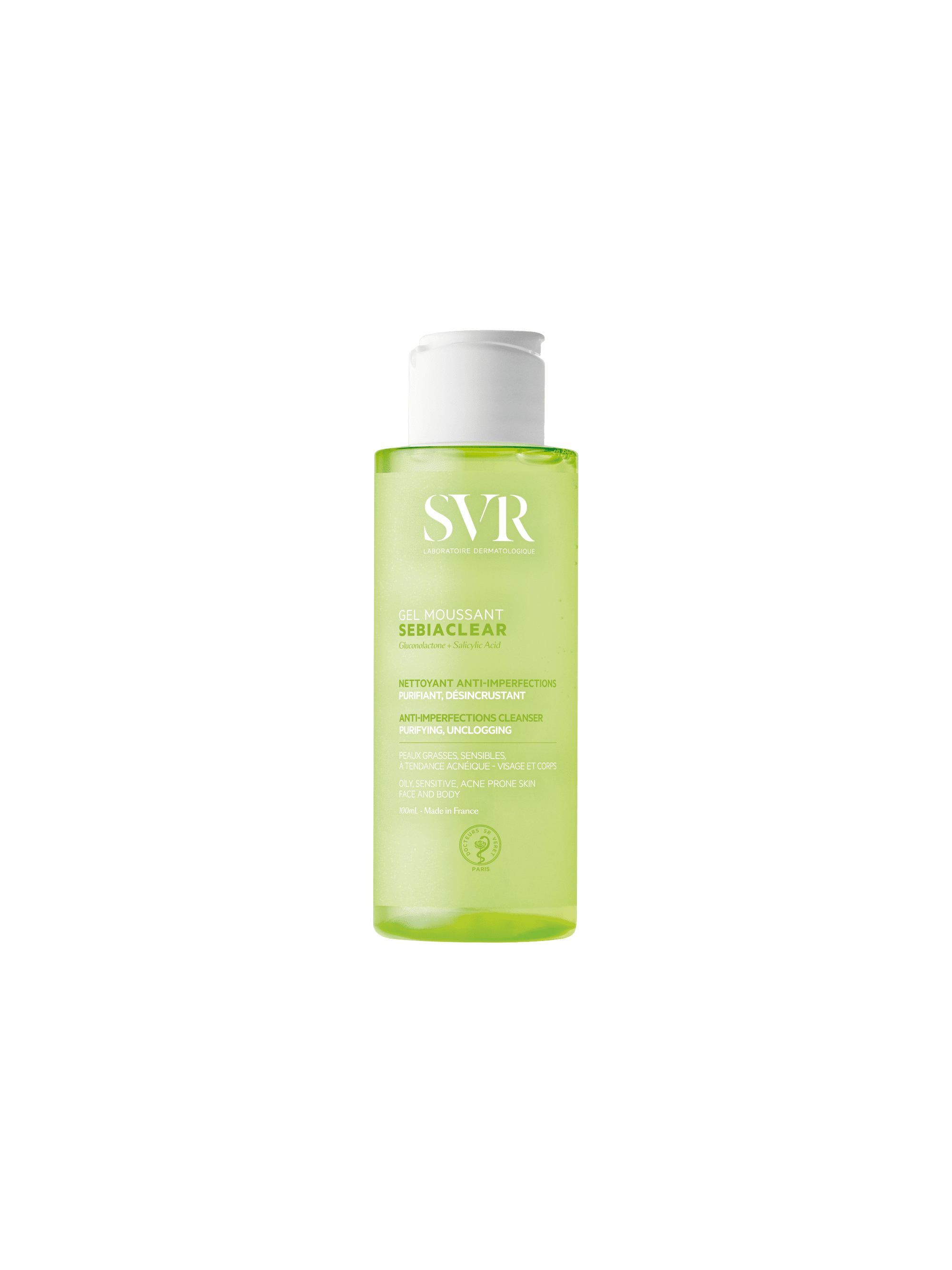 SVR SEBIACLEAR NÄOPESUGEEL RASUSELE/PROBLEEMSELE NAHALE 100ML
