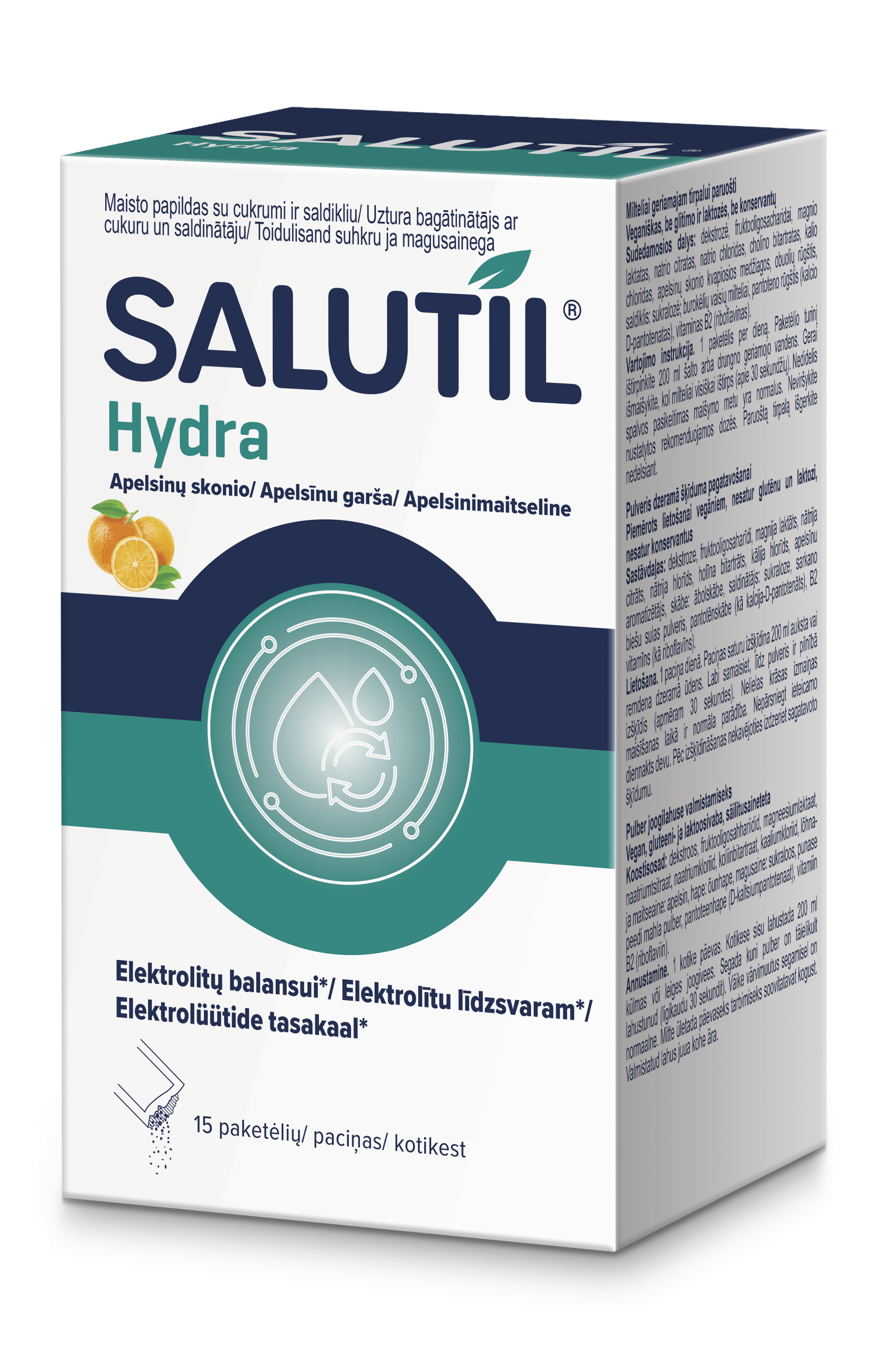 SALUTIL HYDRA LAHUSTUV PULBER APELSINIMAITSELINE N15